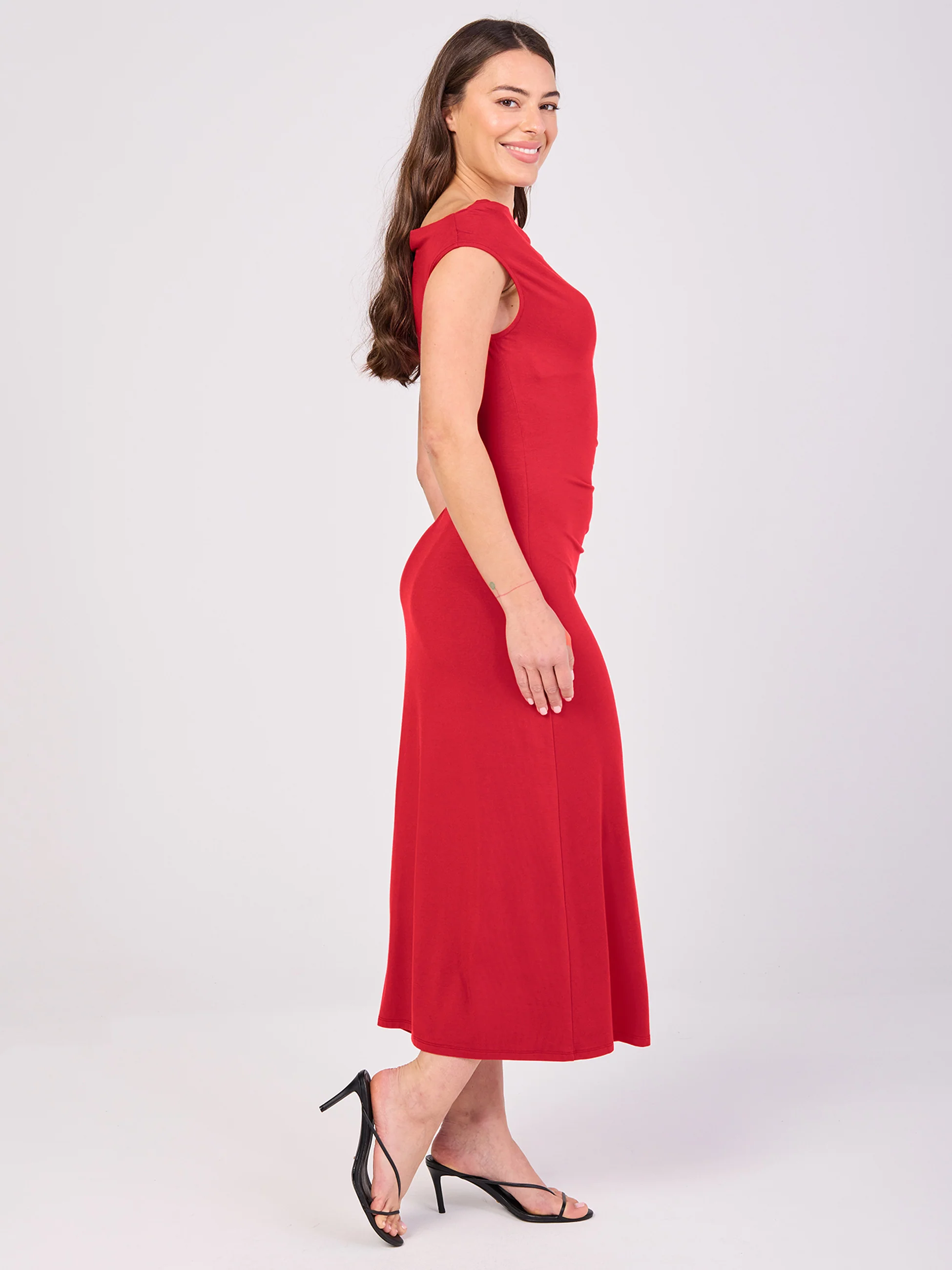 Alana Dress - Cherry - Image 3