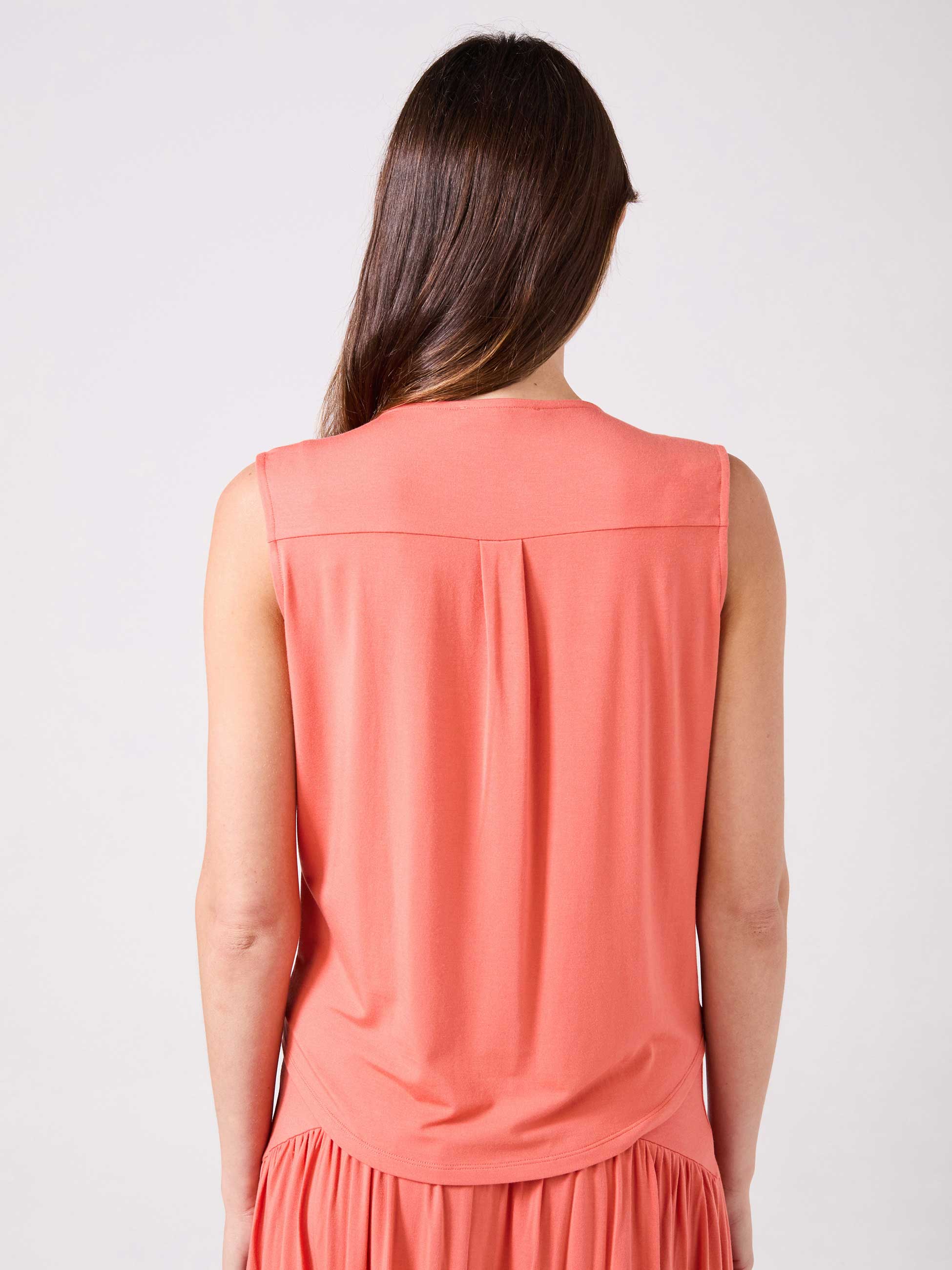Athena Drape Top - Burnt Sienna - Image 4