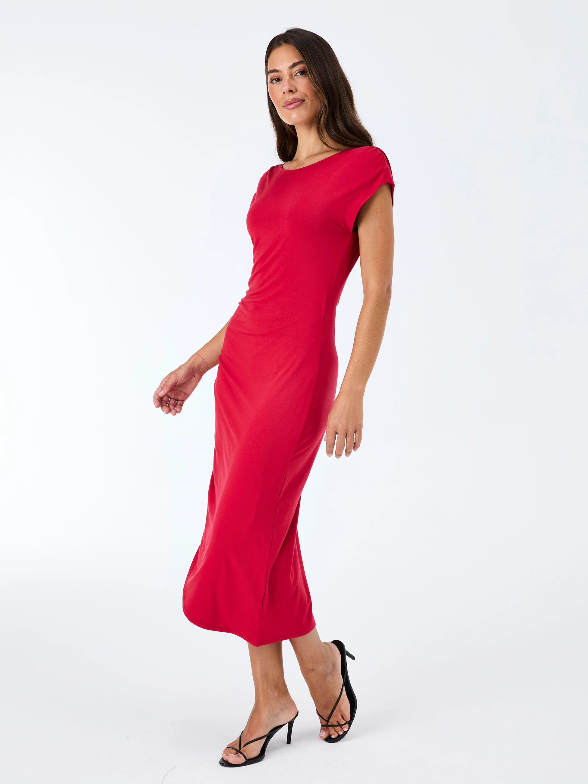 Bella Dress - Cherry - Image 2
