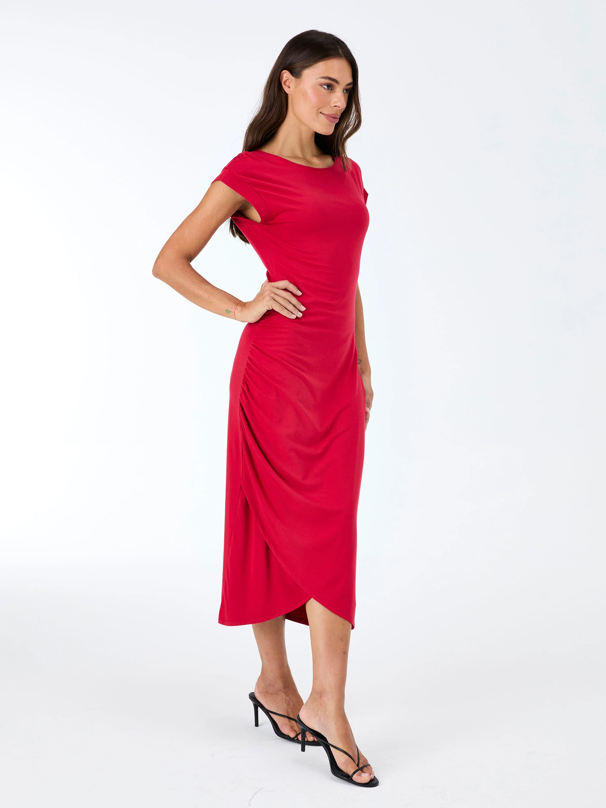 Bella Dress - Cherry - Image 6