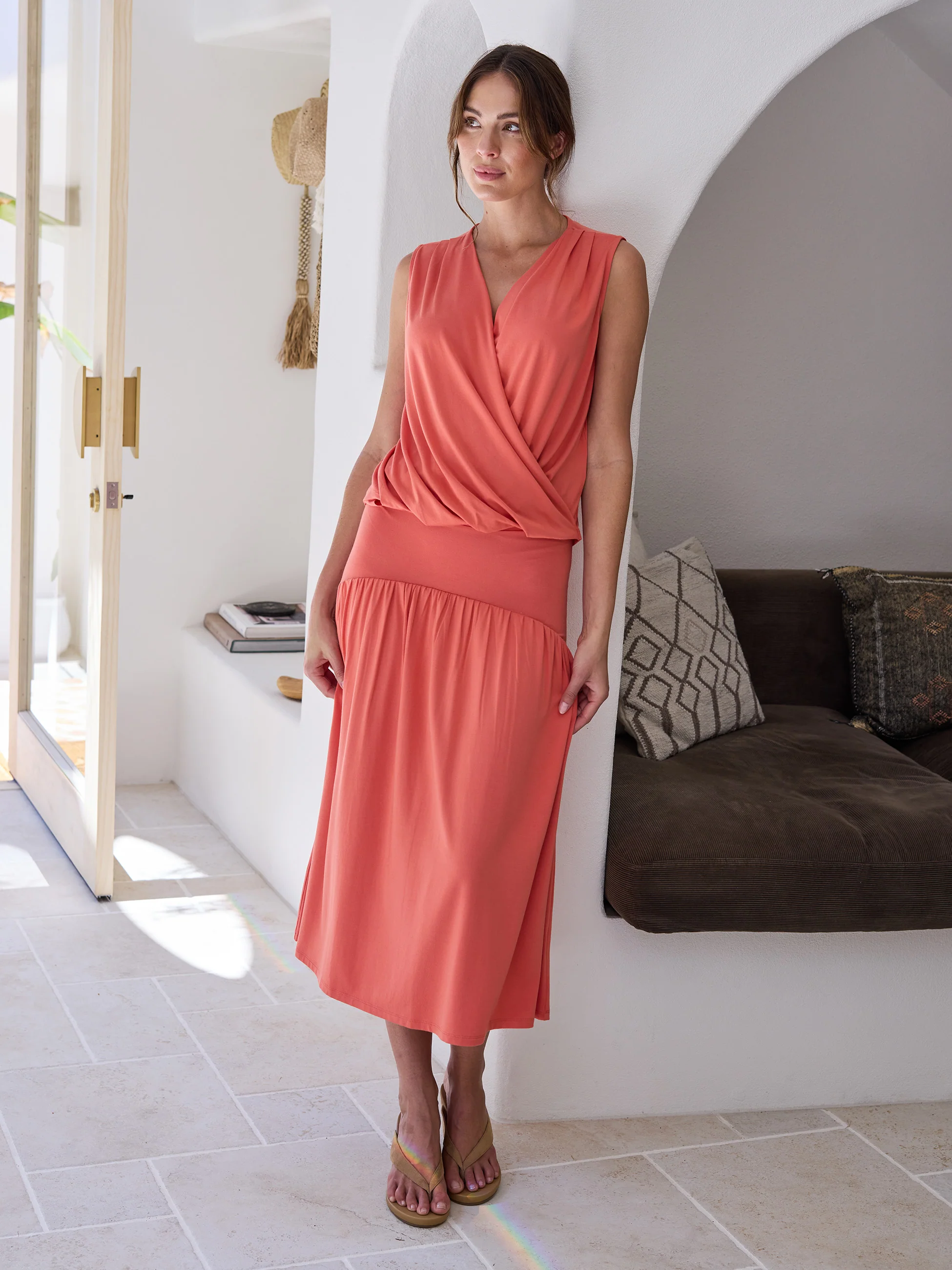 Clara Skirt - Burnt Sienna