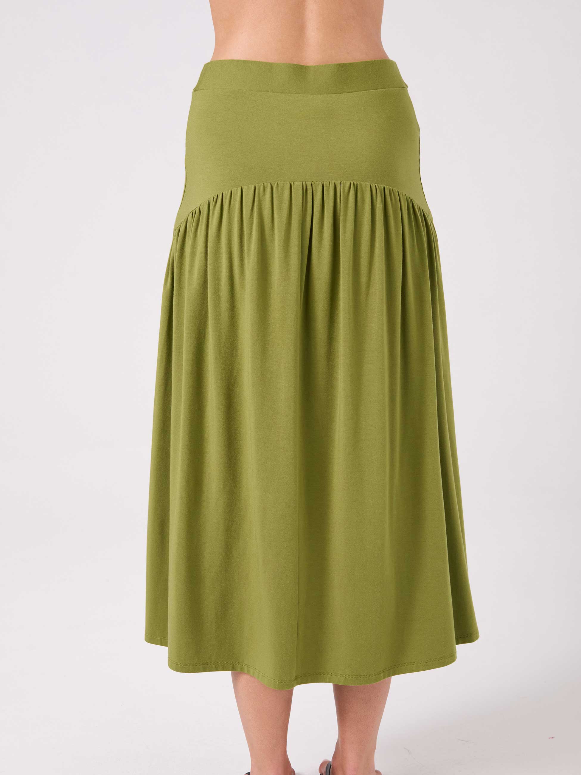 Clara Skirt - Olive - Image 4