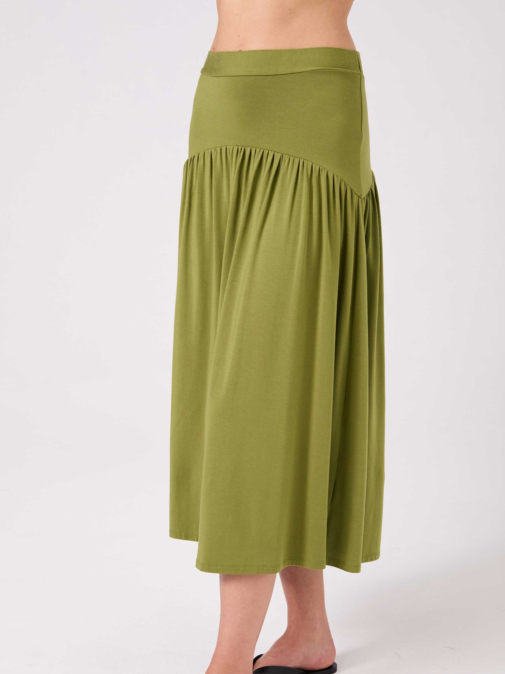 Clara Skirt - Olive - Image 5