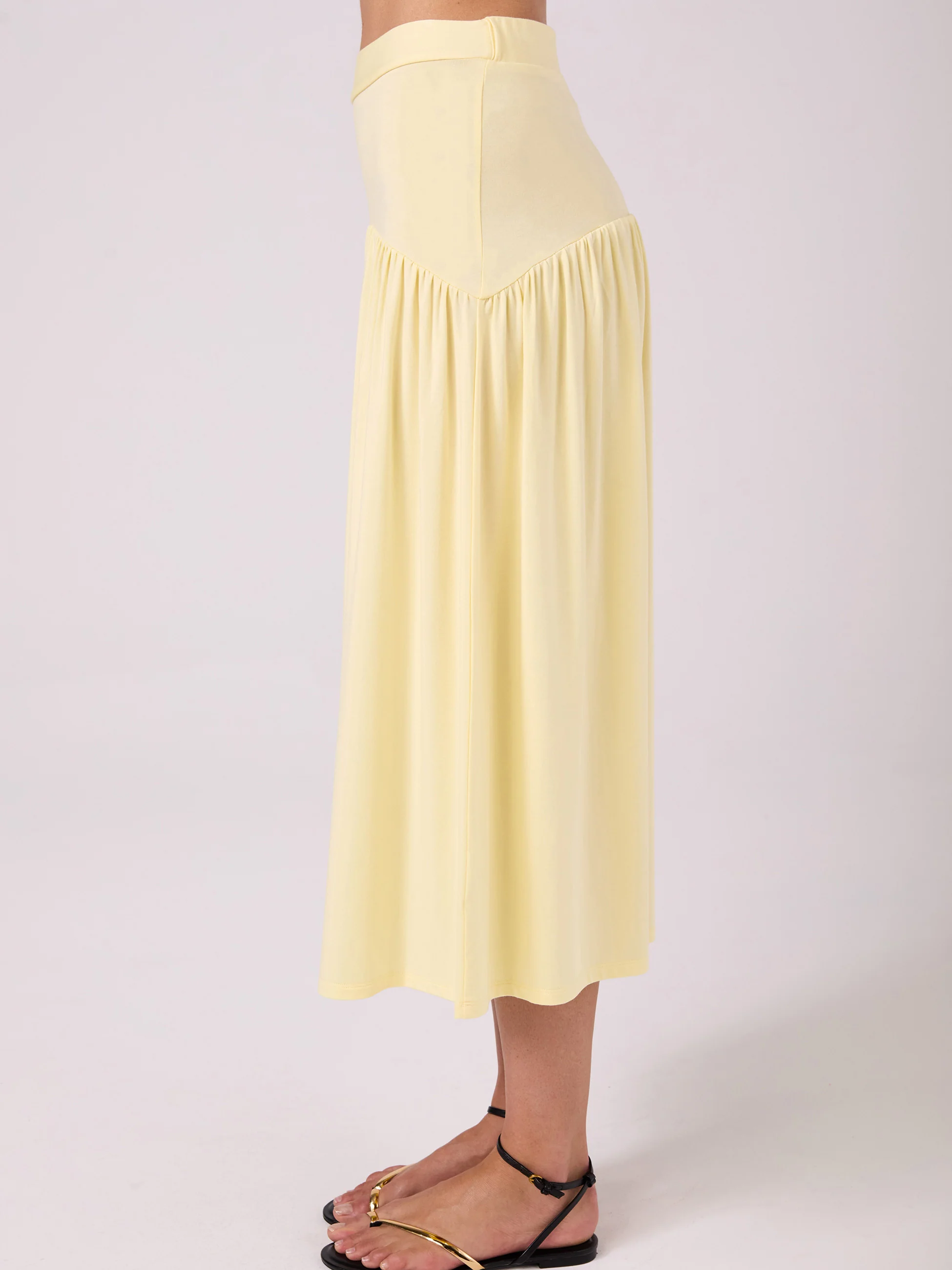 Clara Skirt  - Pastel Yellow - Image 2
