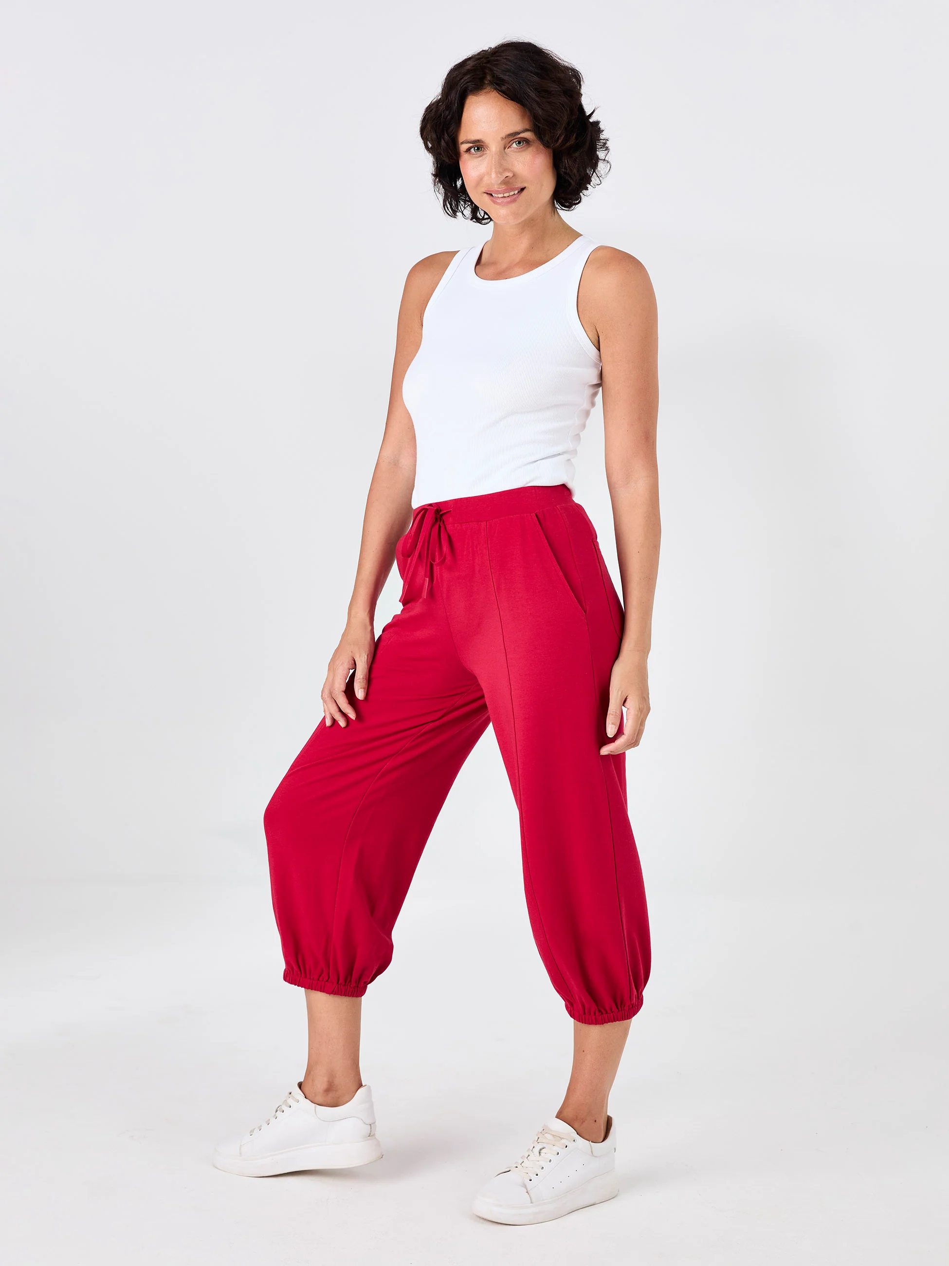 Dune Sweat Pant - Cherry - Image 5