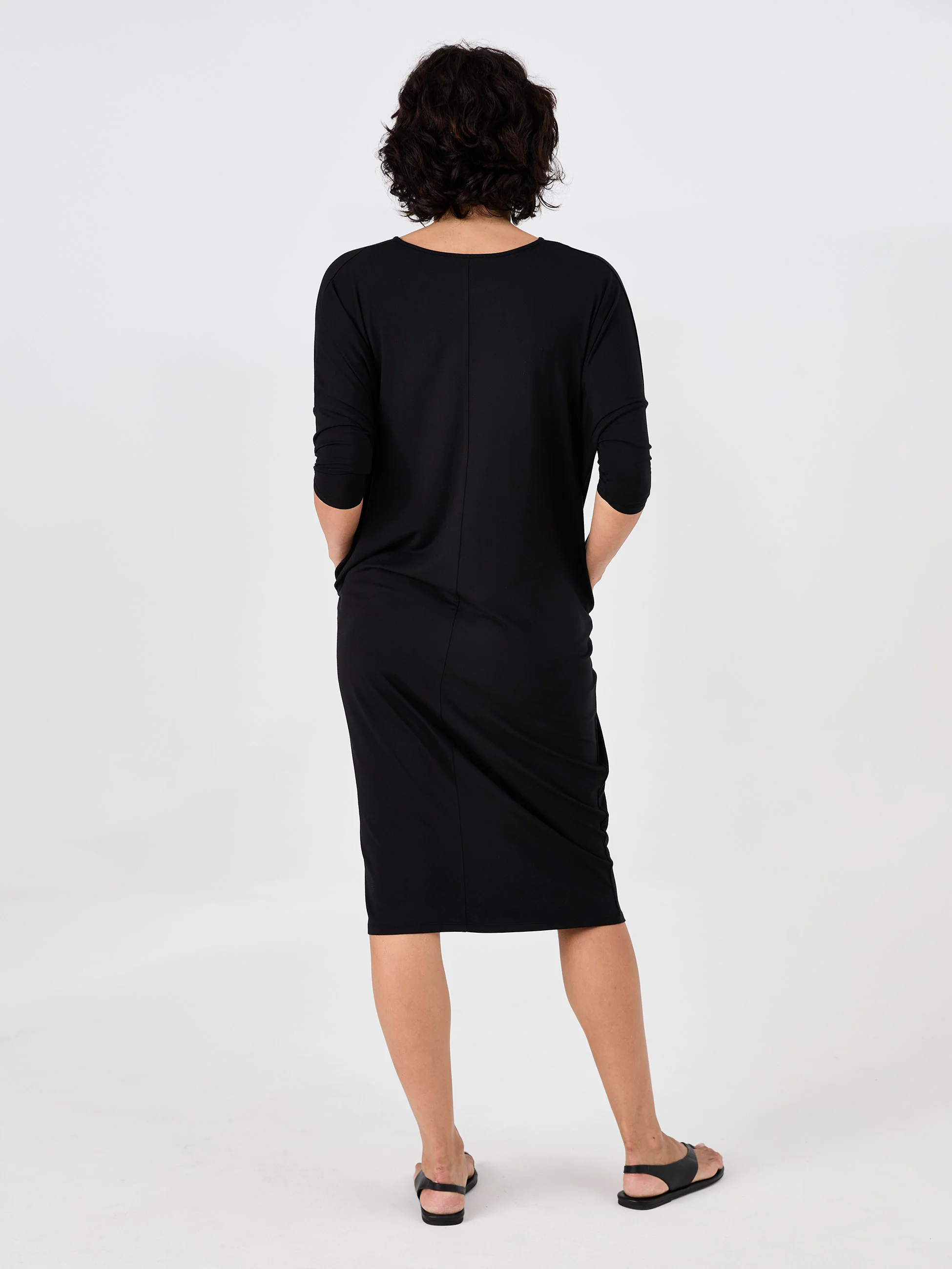 Easy Flow Dress - Black - Image 2