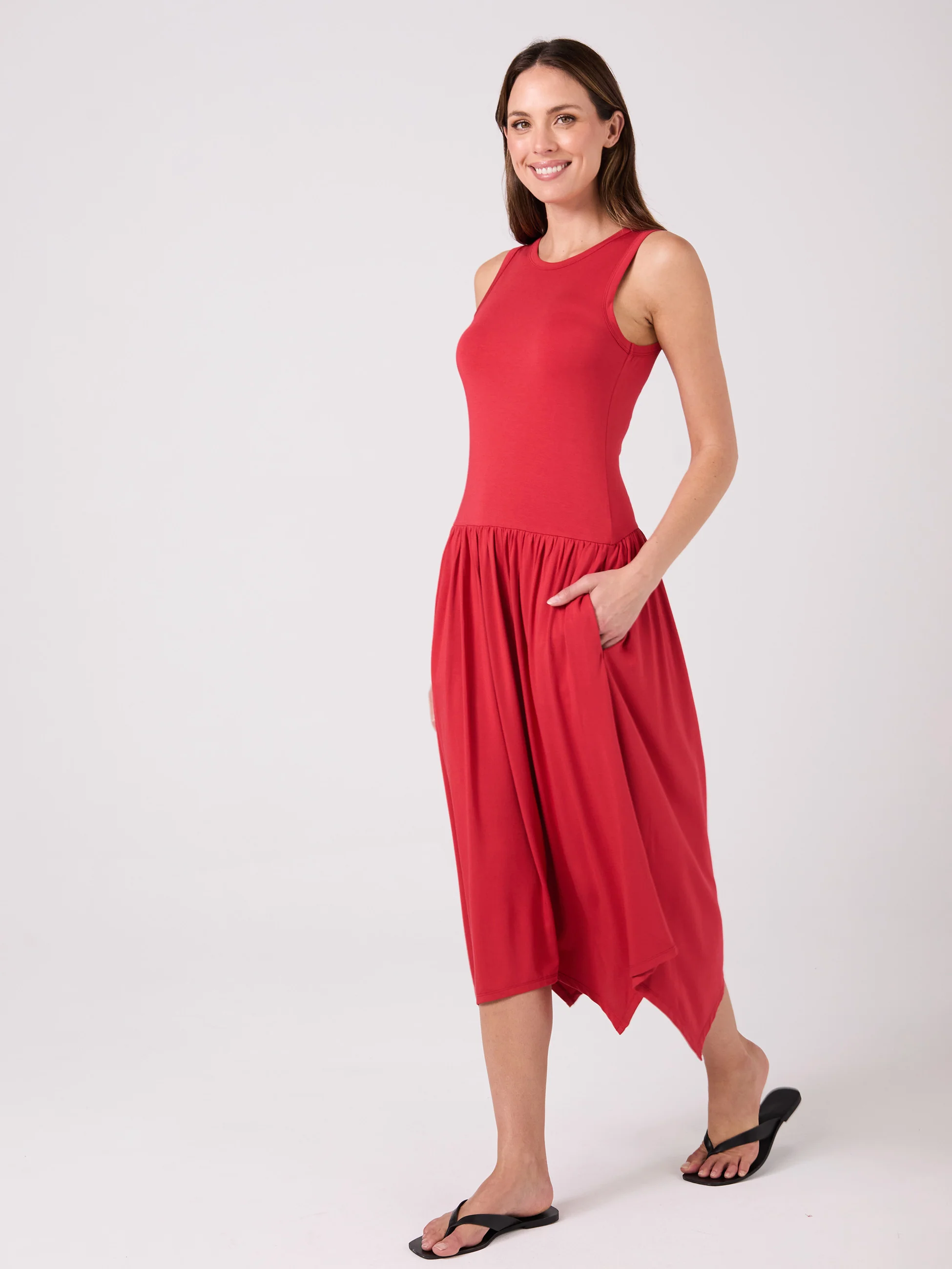 Eliza Dress - Cherry - Image 2