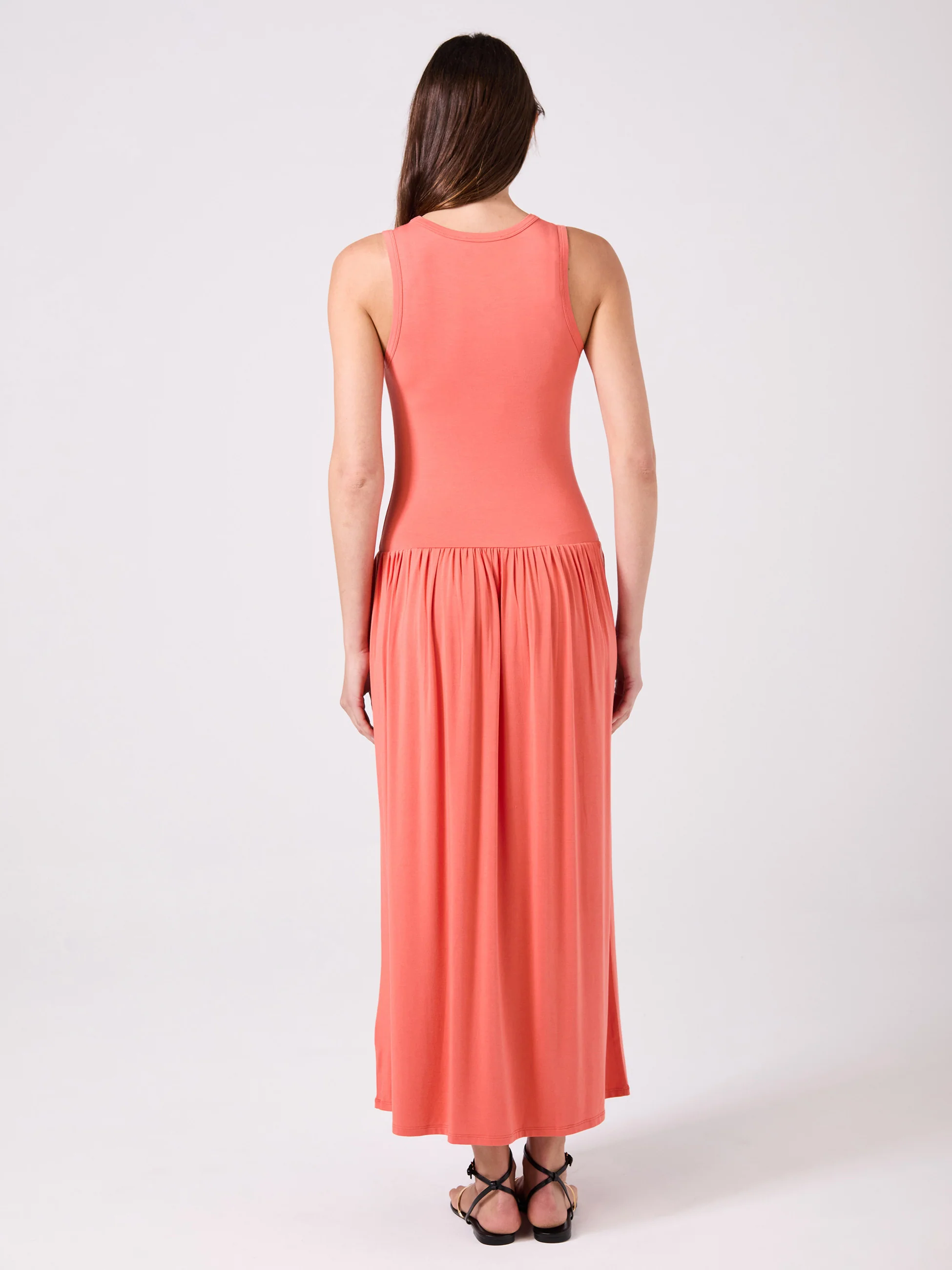 Essential Maxi Dress - Burnt Sienna - Image 6