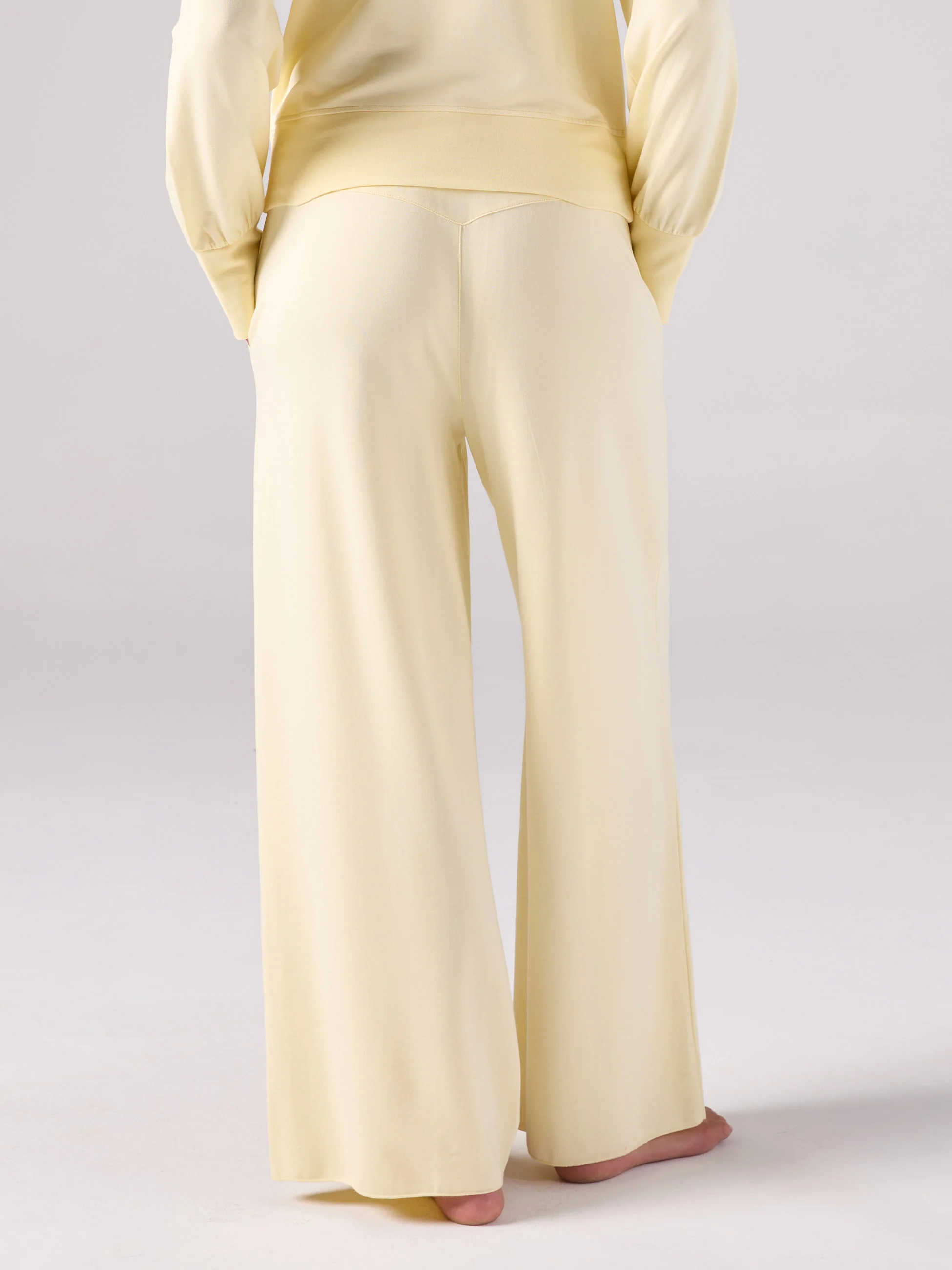 French Terry Yin Sweat Pant - Pastel Yellow - Image 6