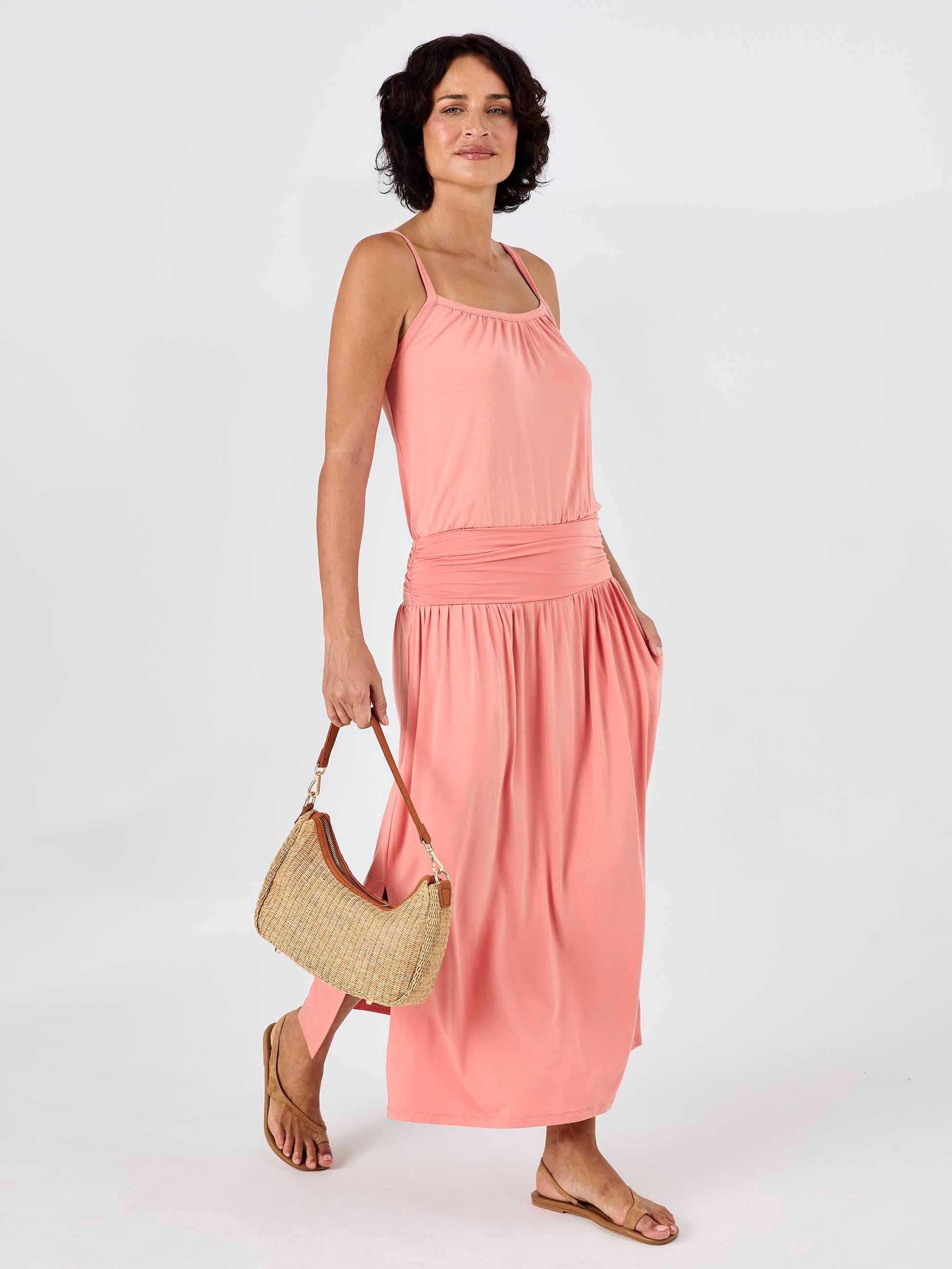 Imogen Dress - Apricot - Image 10