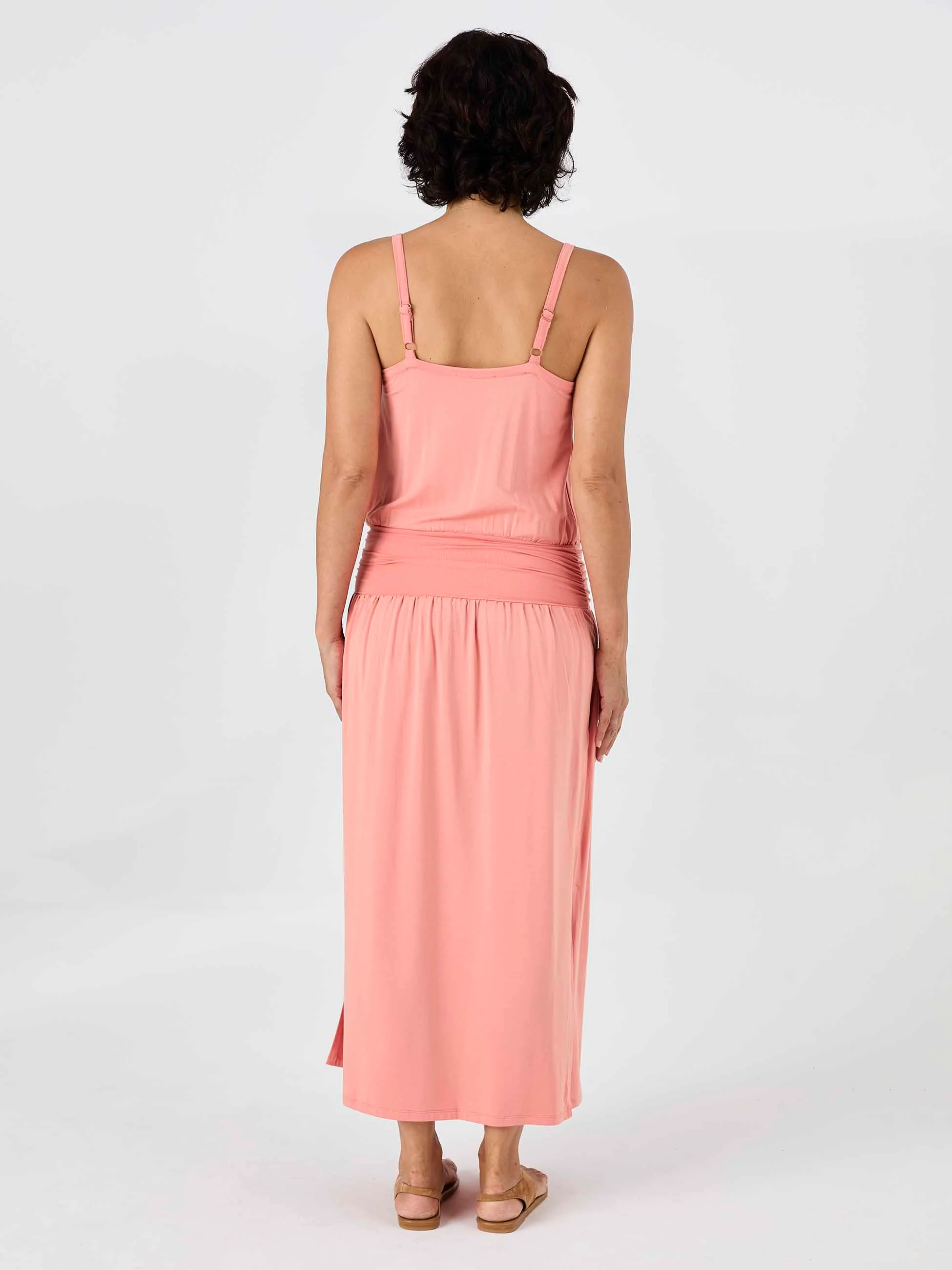 Imogen Dress - Apricot - Image 3