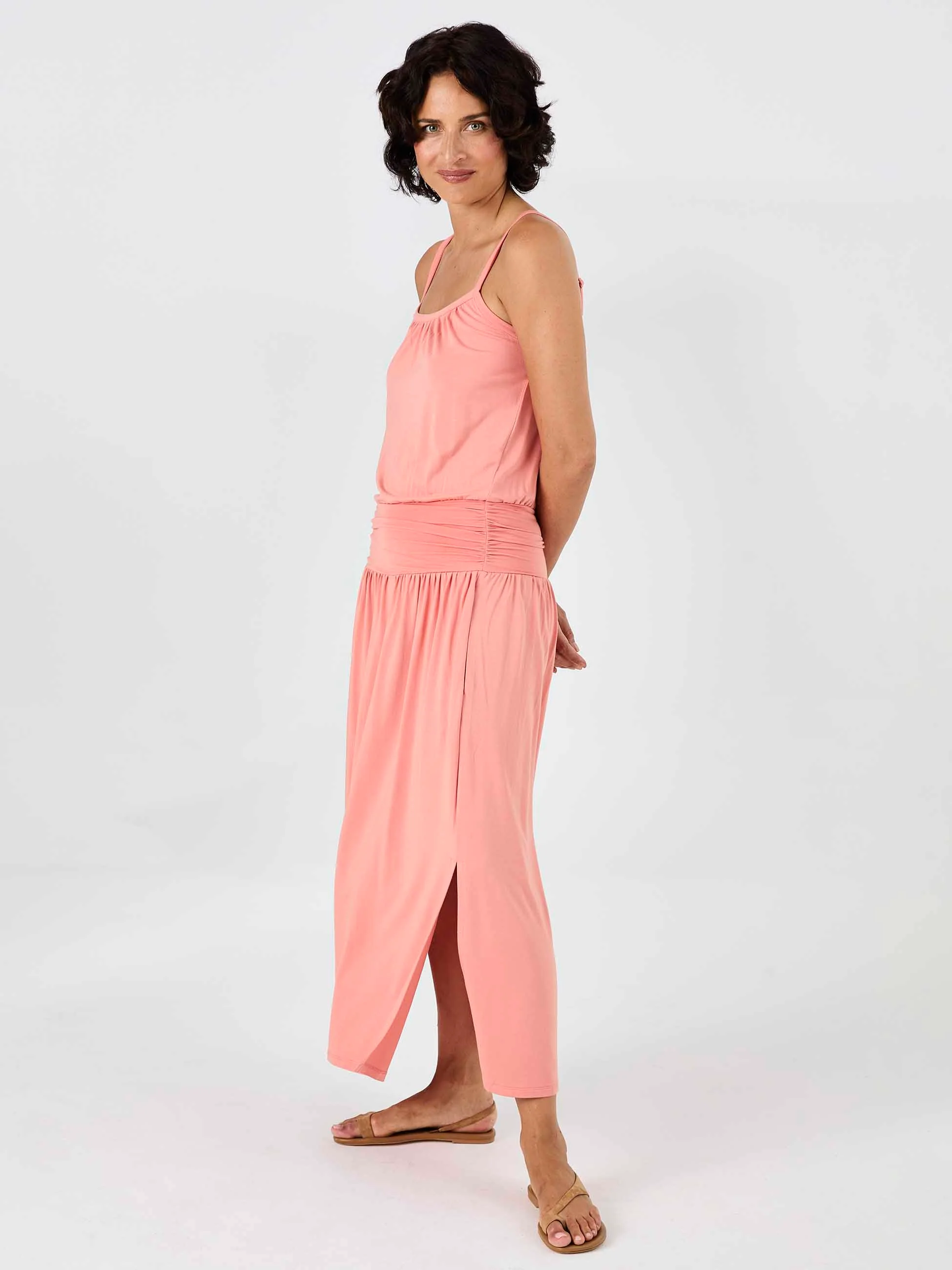 Imogen Dress - Apricot - Image 5