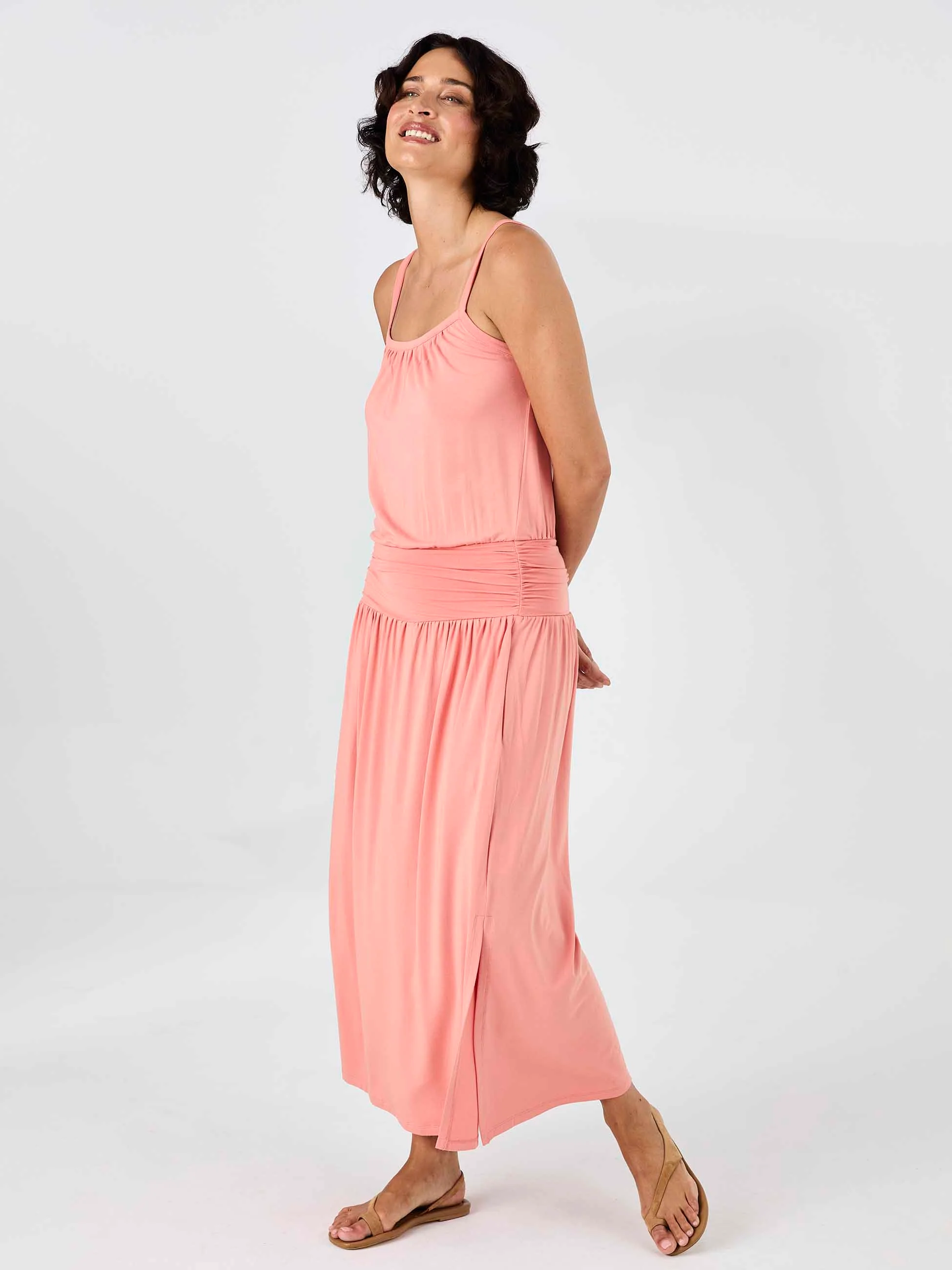 Imogen Dress - Apricot - Image 7