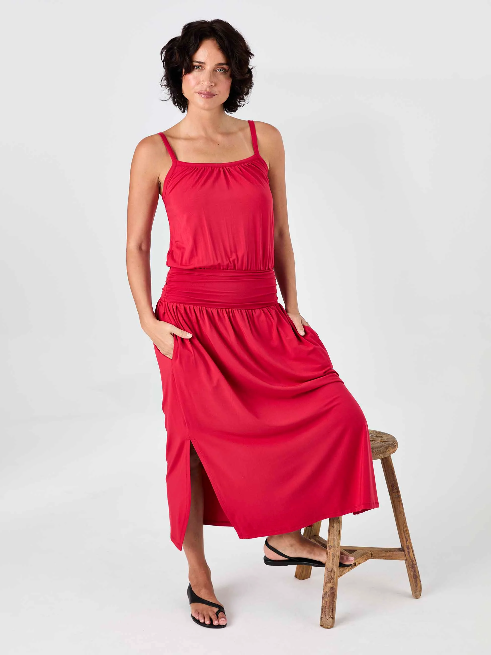 Imogen Dress - Cherry - Image 10