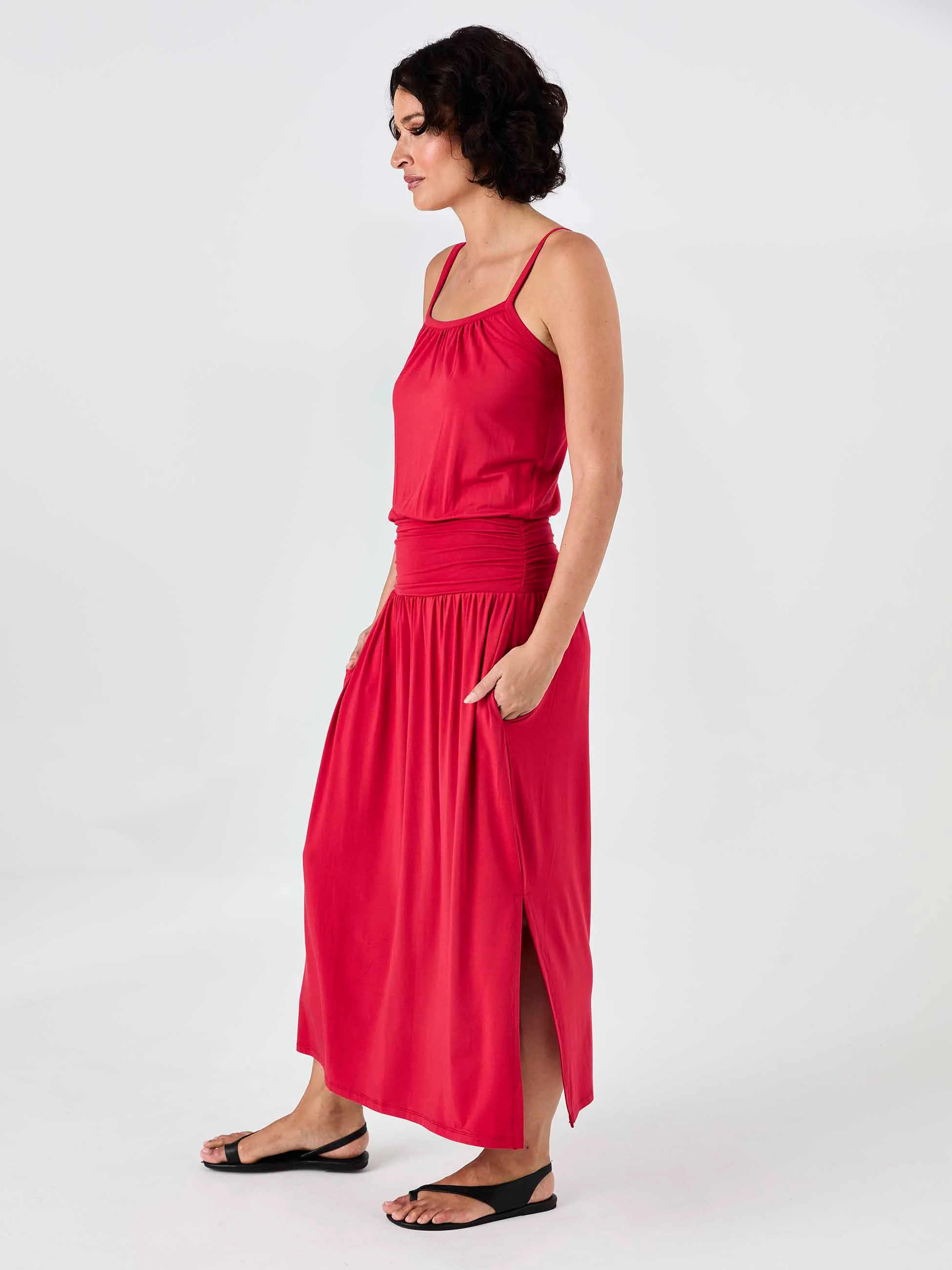Imogen Dress - Cherry - Image 4