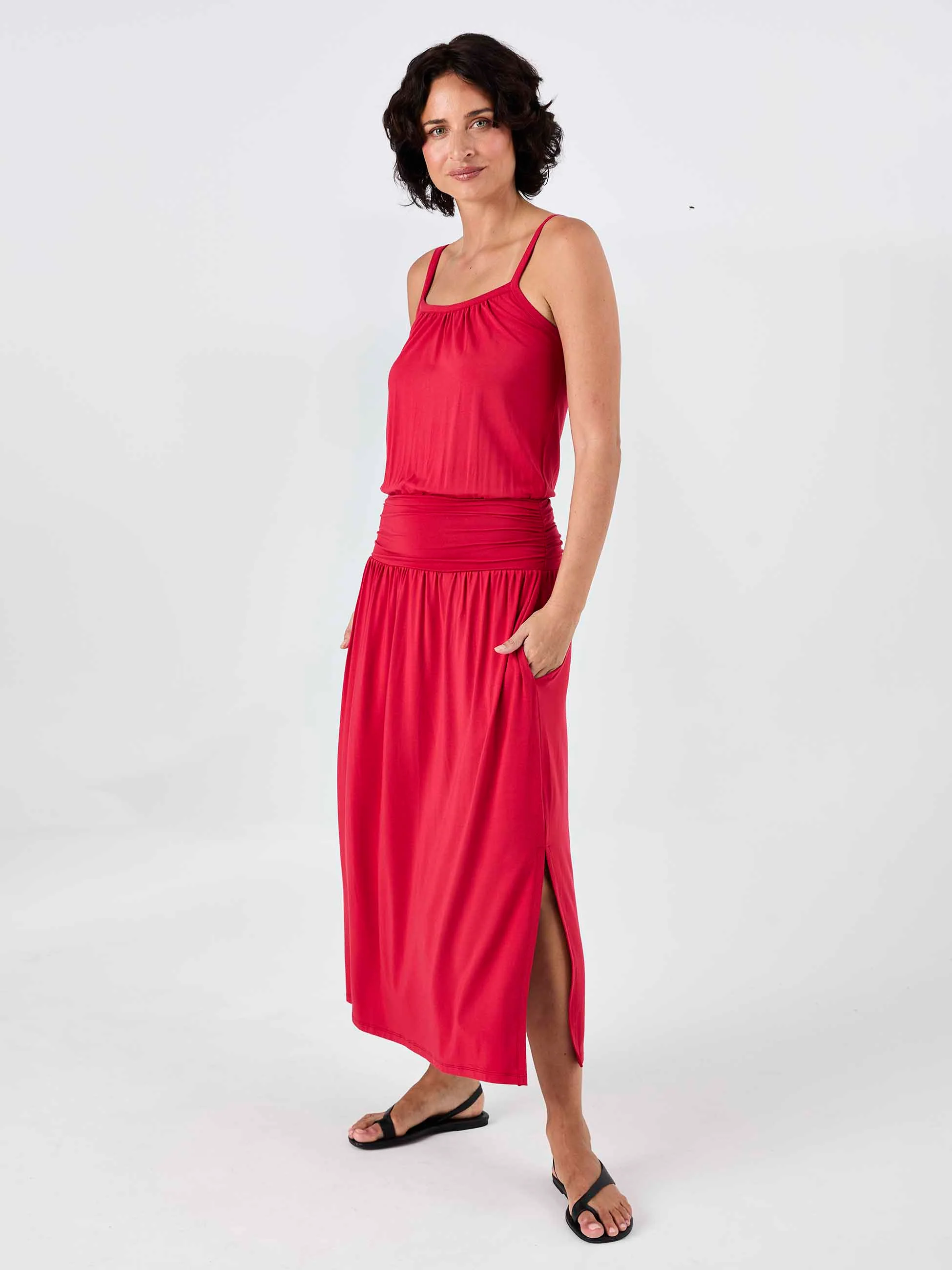 Imogen Dress - Cherry - Image 5
