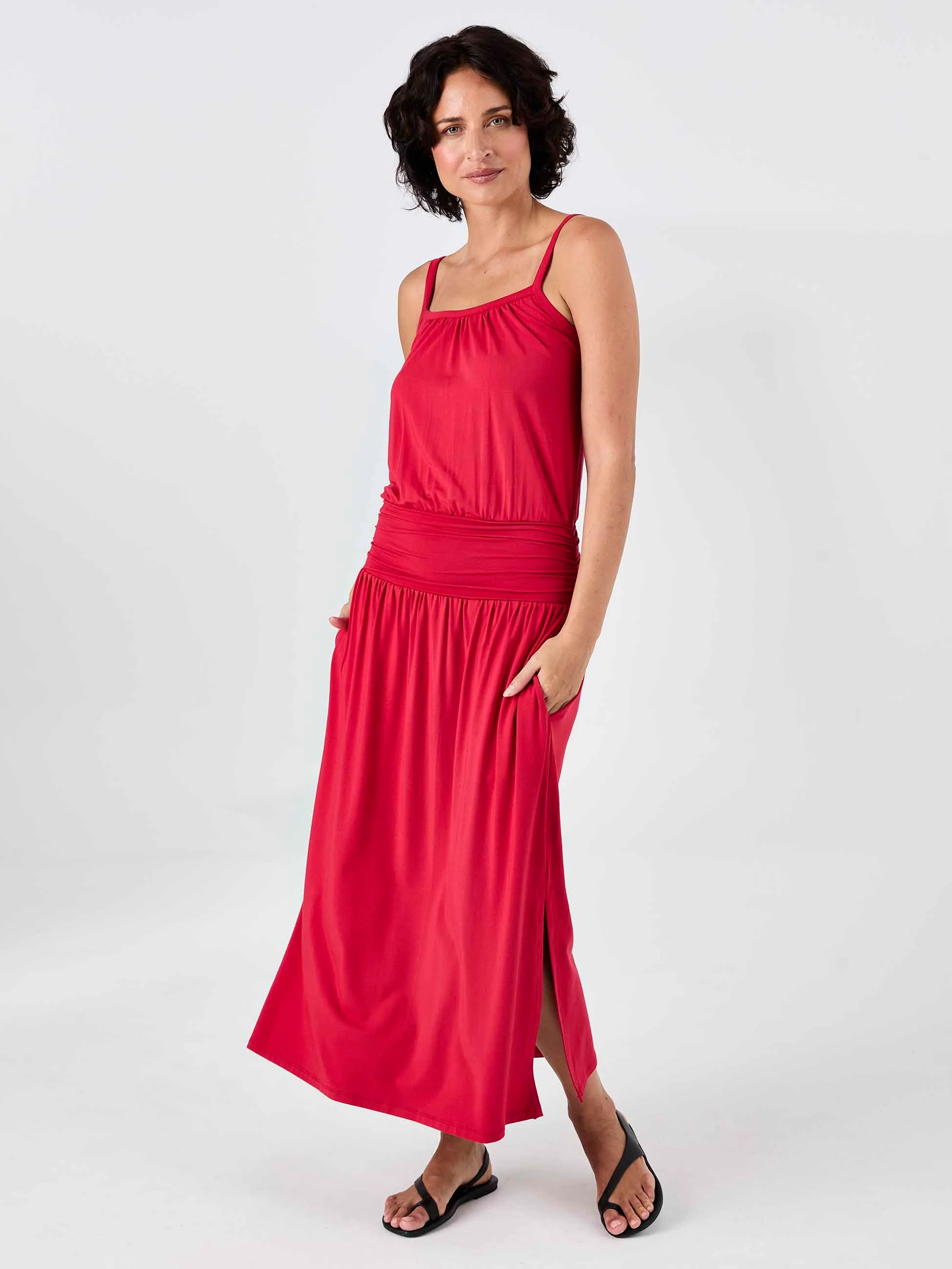 Imogen Dress - Cherry - Image 6