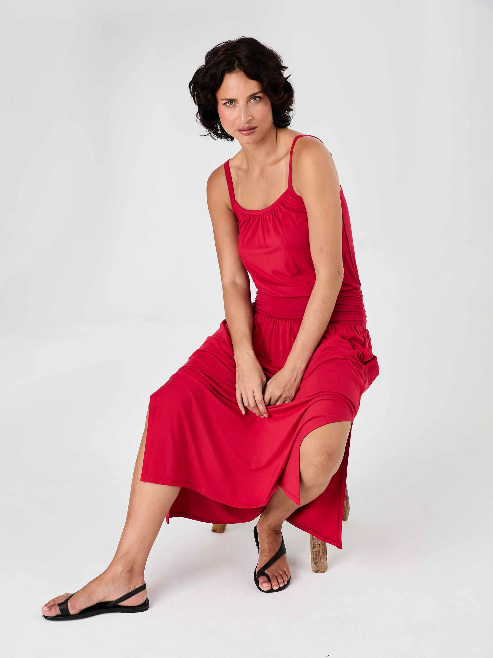 Imogen Dress - Cherry - Image 8