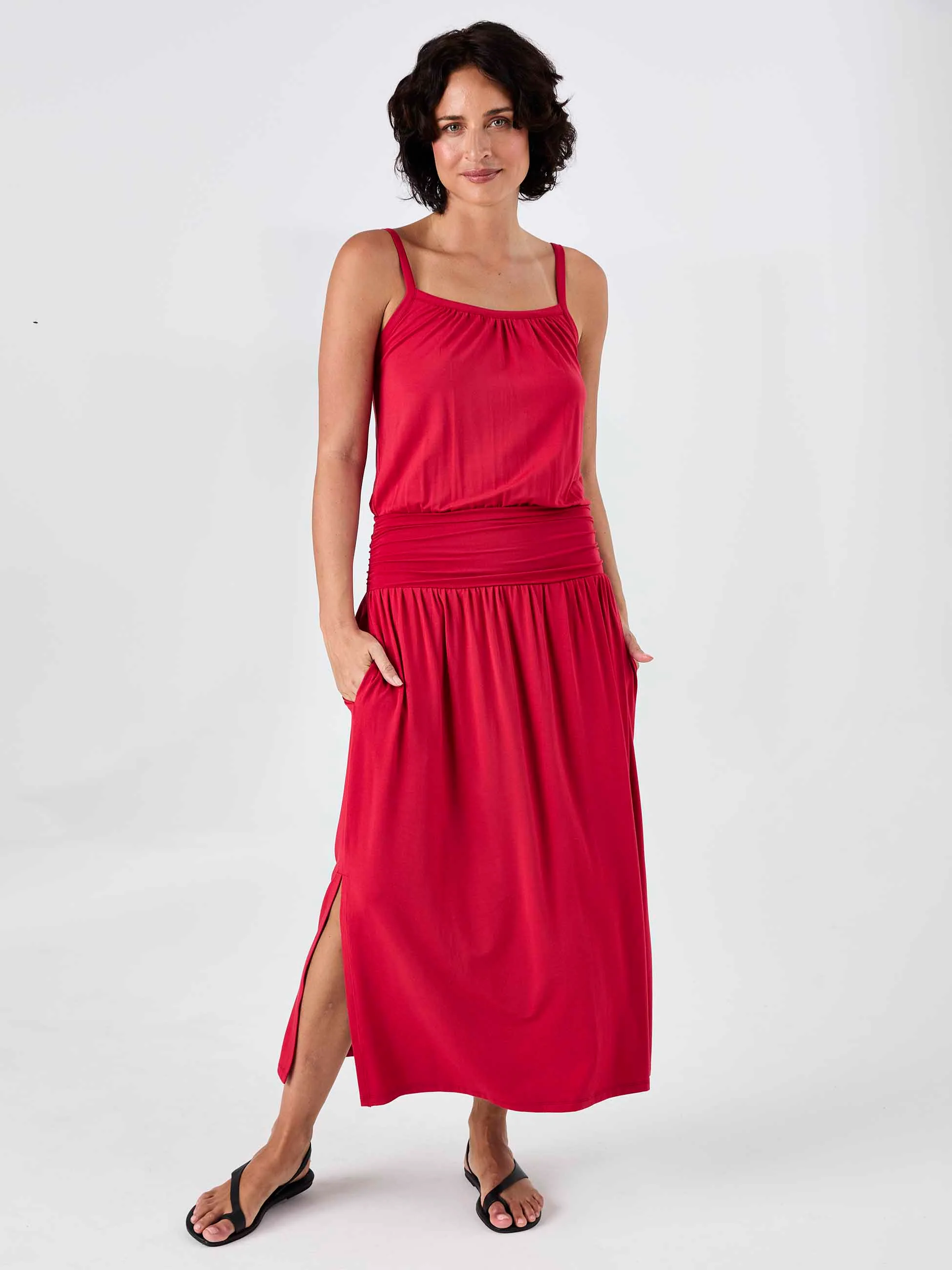 Imogen Dress - Cherry - Image 9