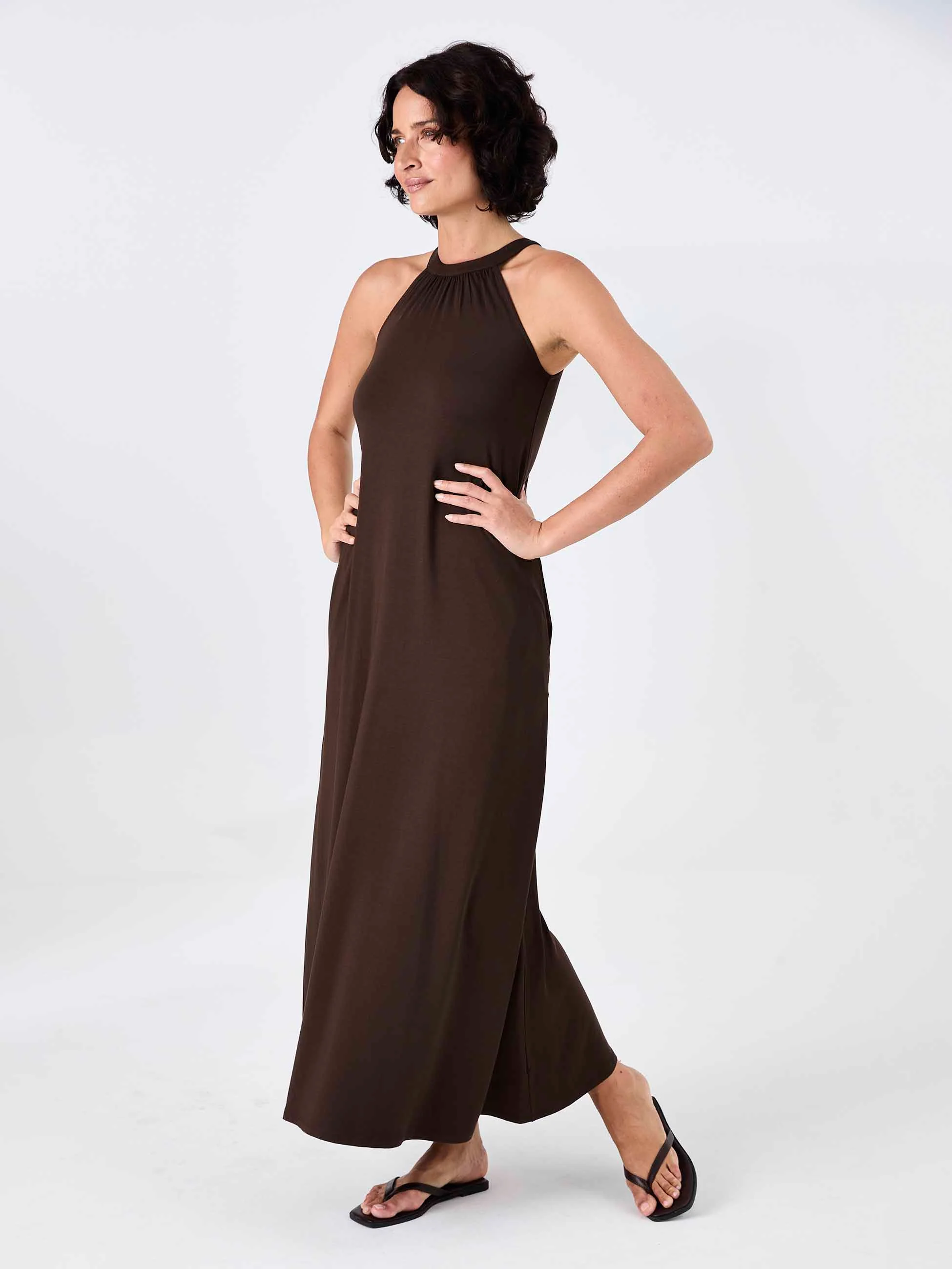 Isabelle Dress - Coffee Bean - Image 10