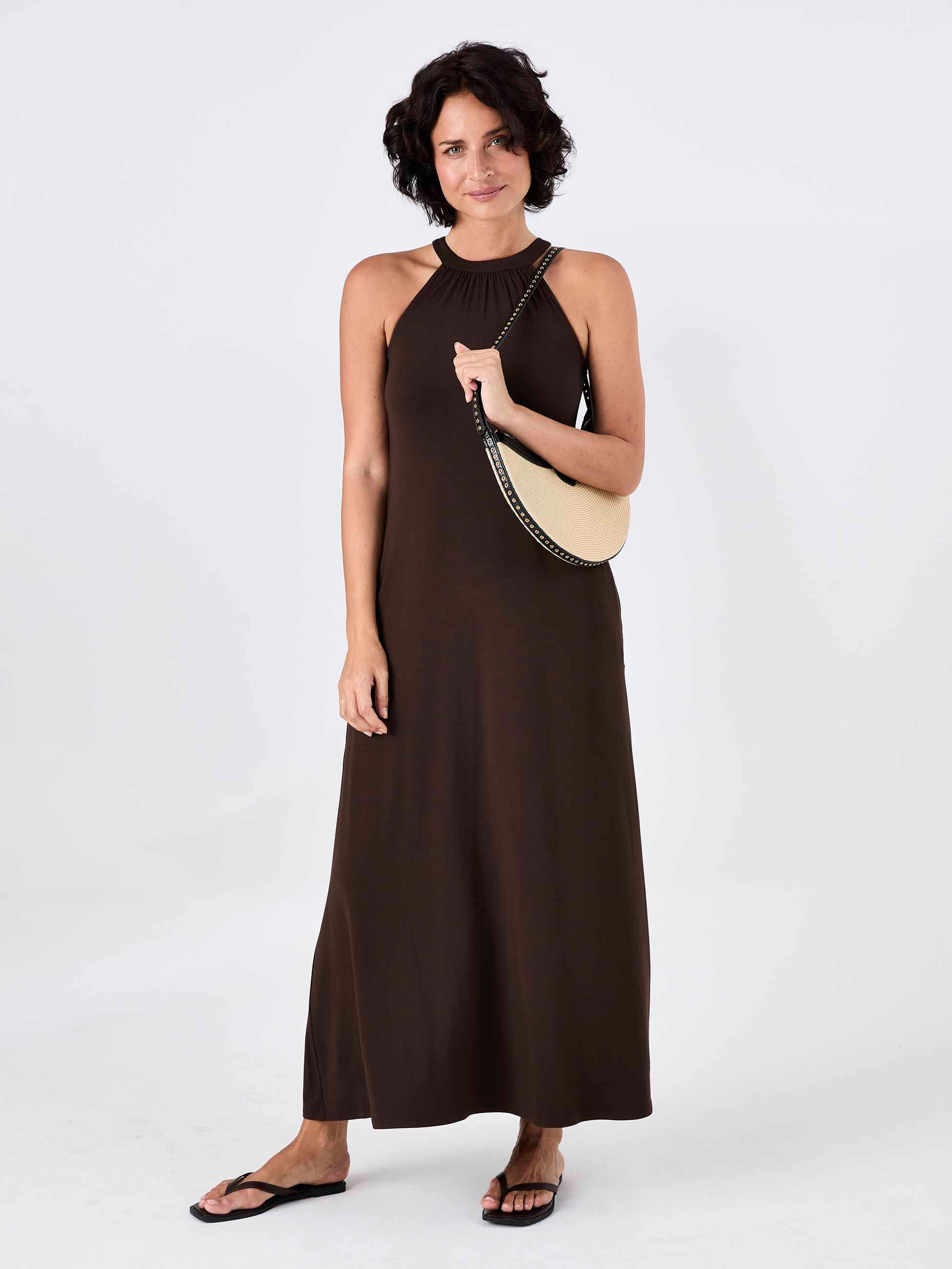 Isabelle Dress - Coffee Bean - Image 11