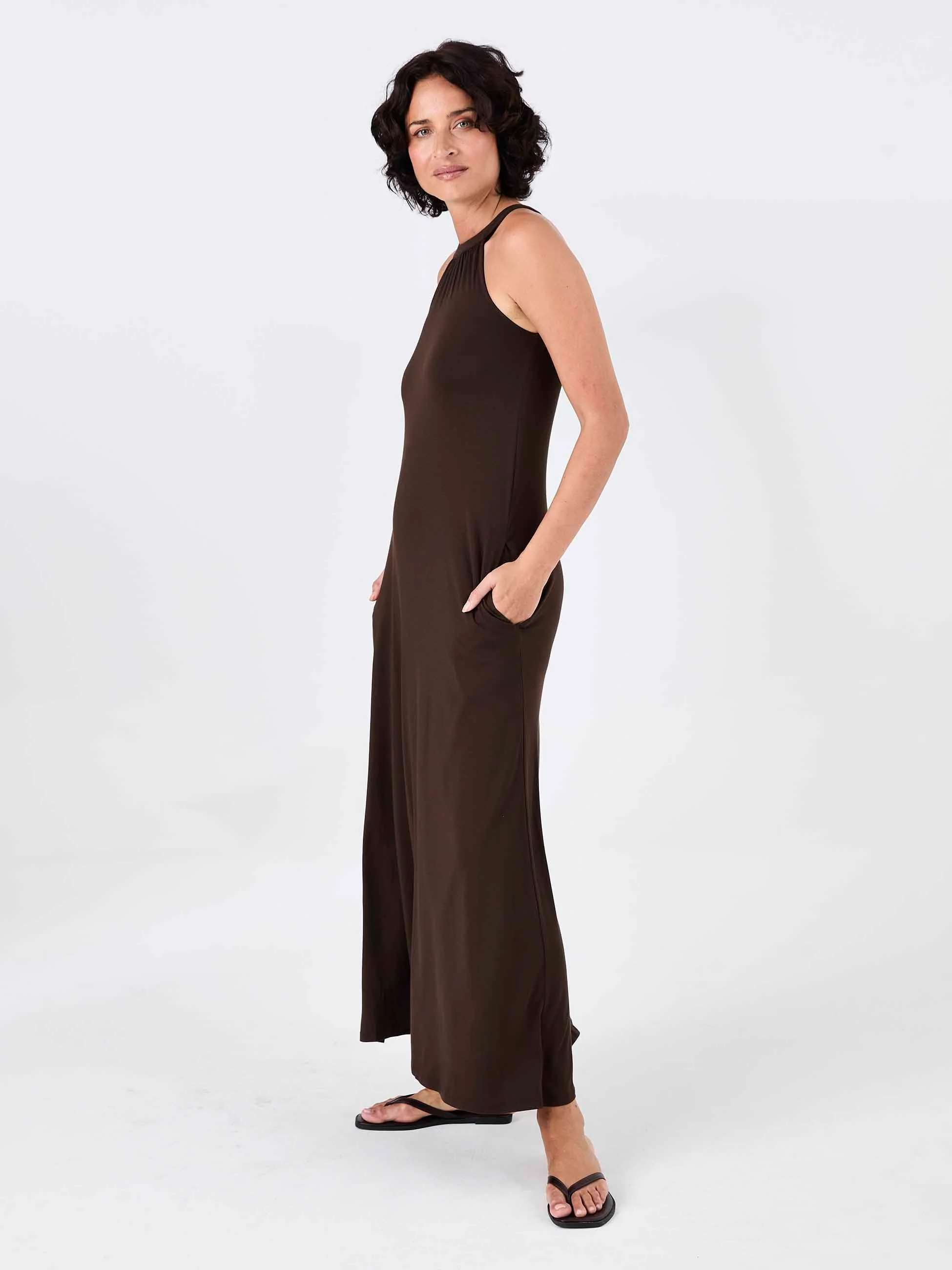 Isabelle Dress - Coffee Bean - Image 3
