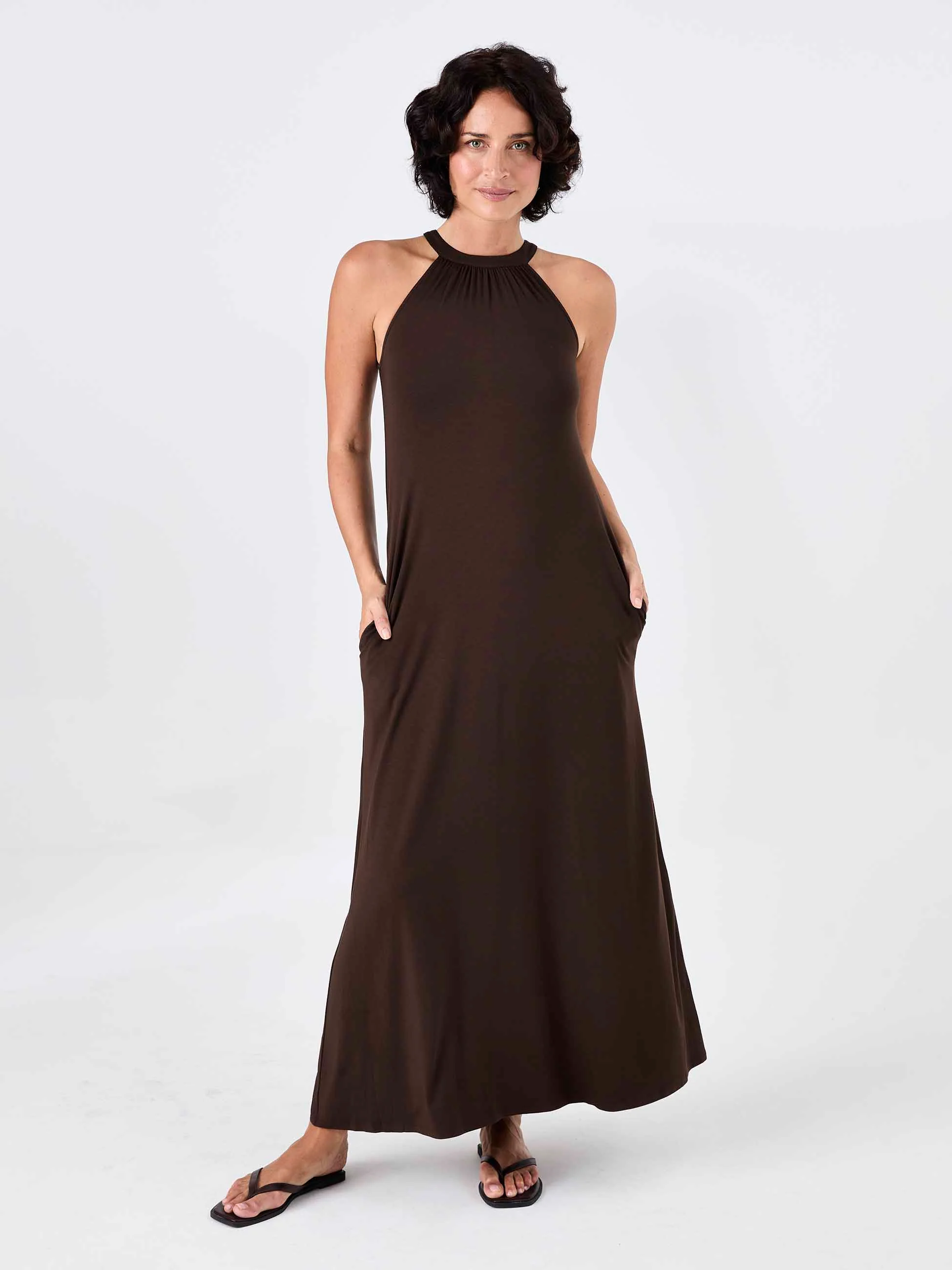 Isabelle Dress - Coffee Bean - Image 4