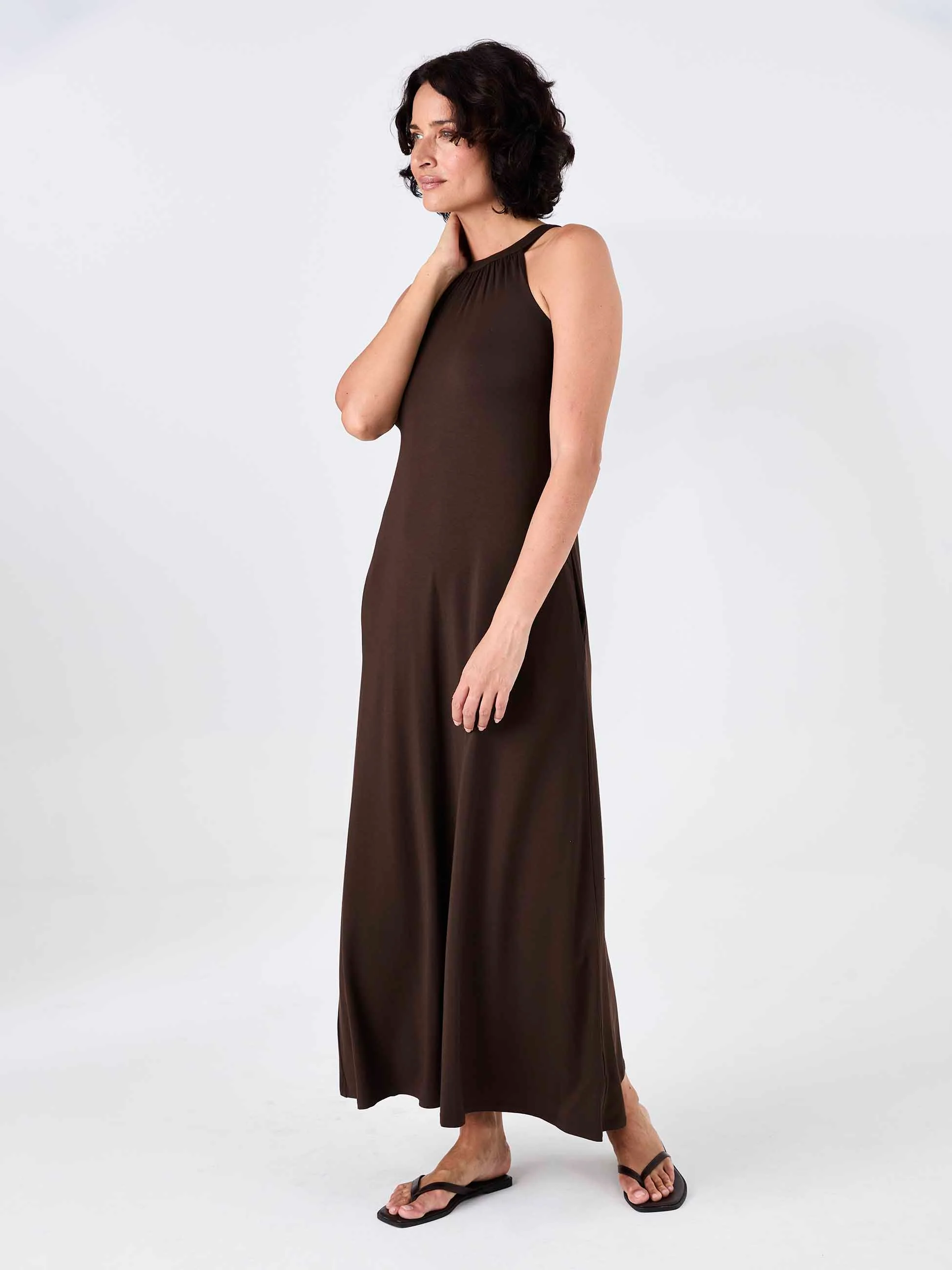 Isabelle Dress - Coffee Bean - Image 5