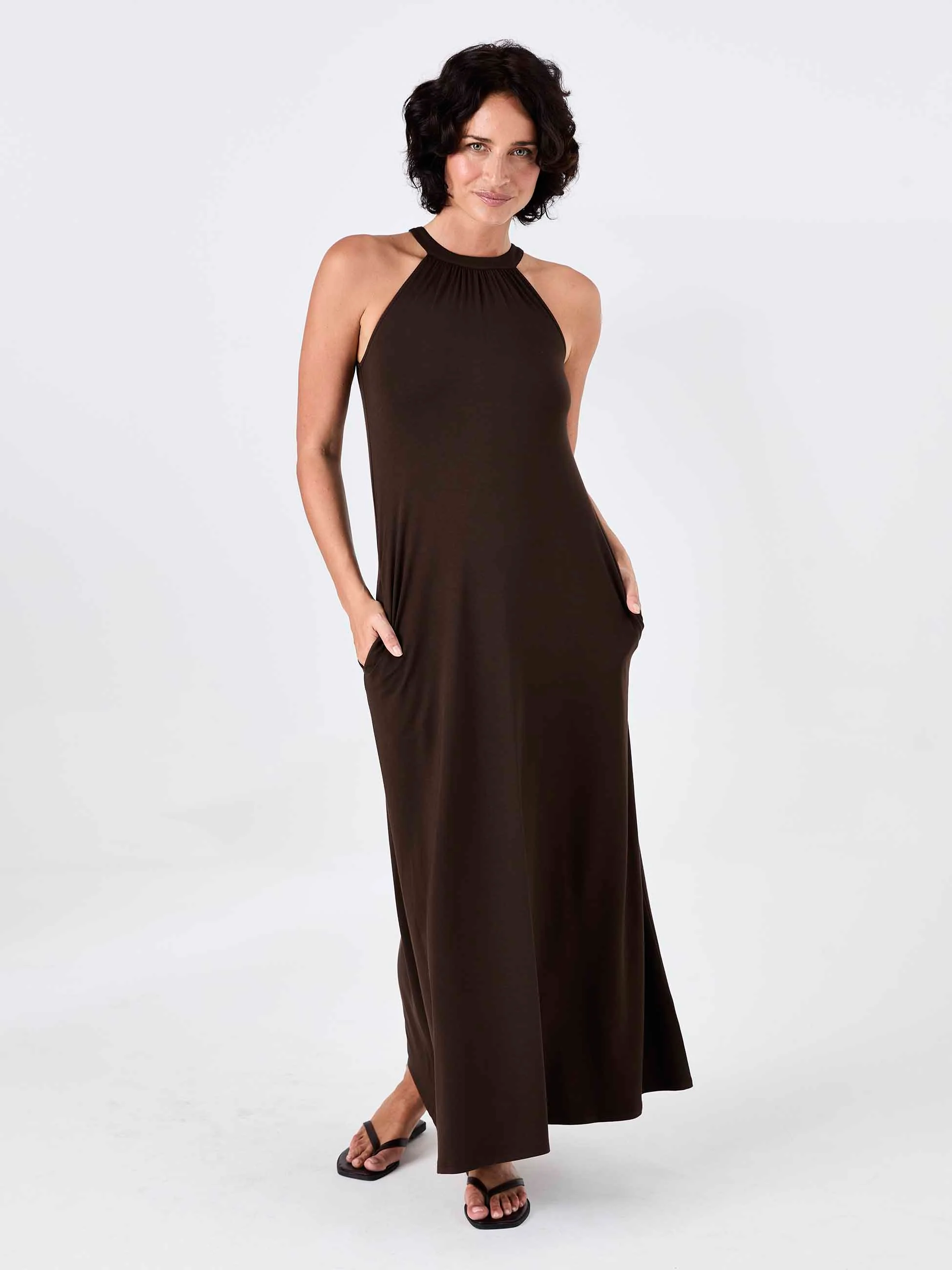 Isabelle Dress - Coffee Bean - Image 7