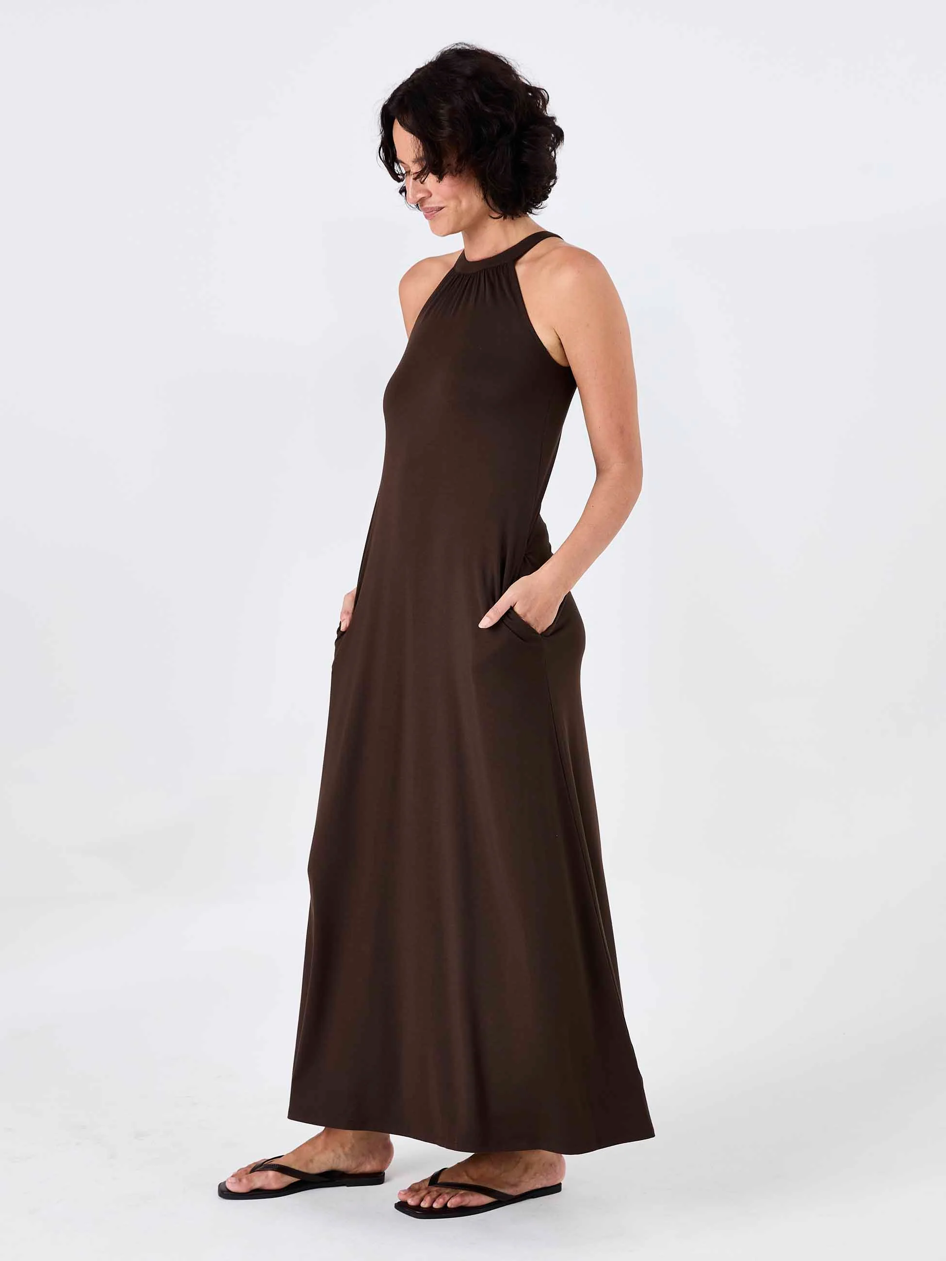 Isabelle Dress - Coffee Bean - Image 9