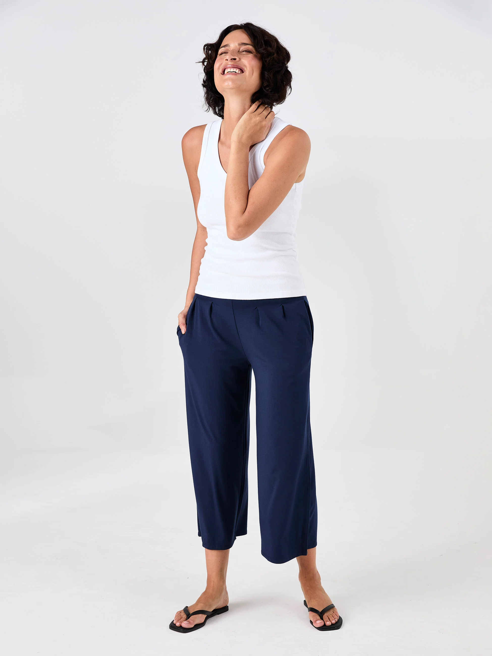 Jett Culottes- Navy - Image 4