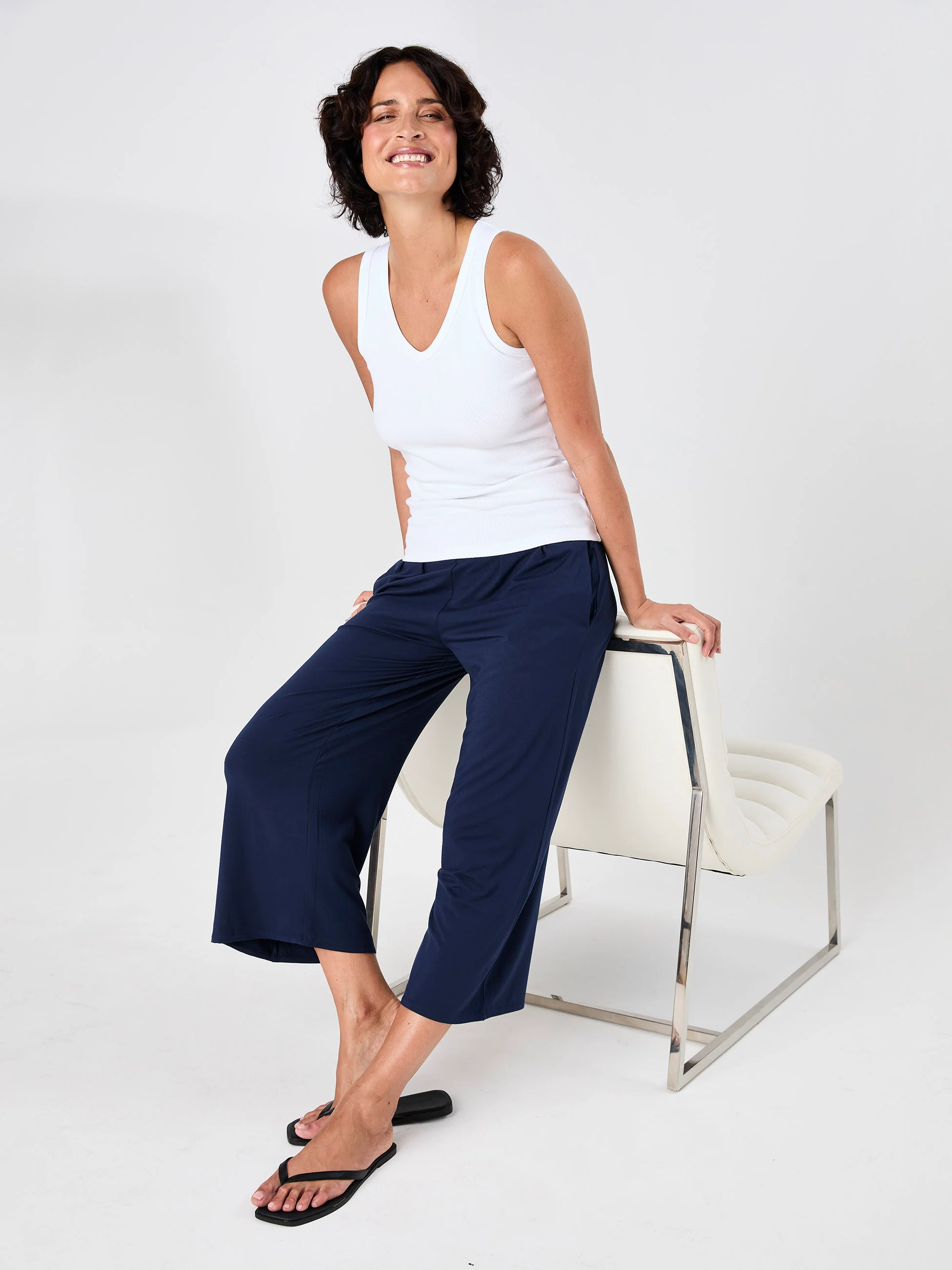 Jett Culottes- Navy - Image 5