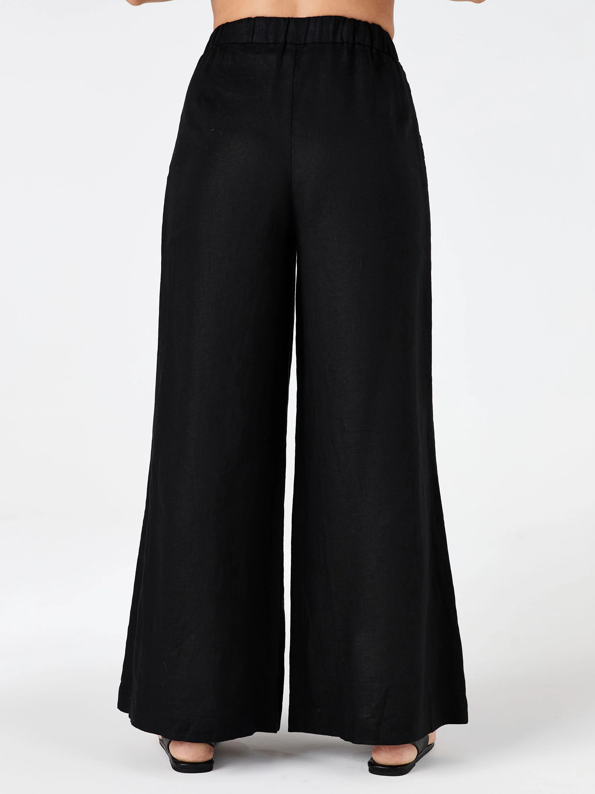 Laurel Linen Pant - Black - Image 6