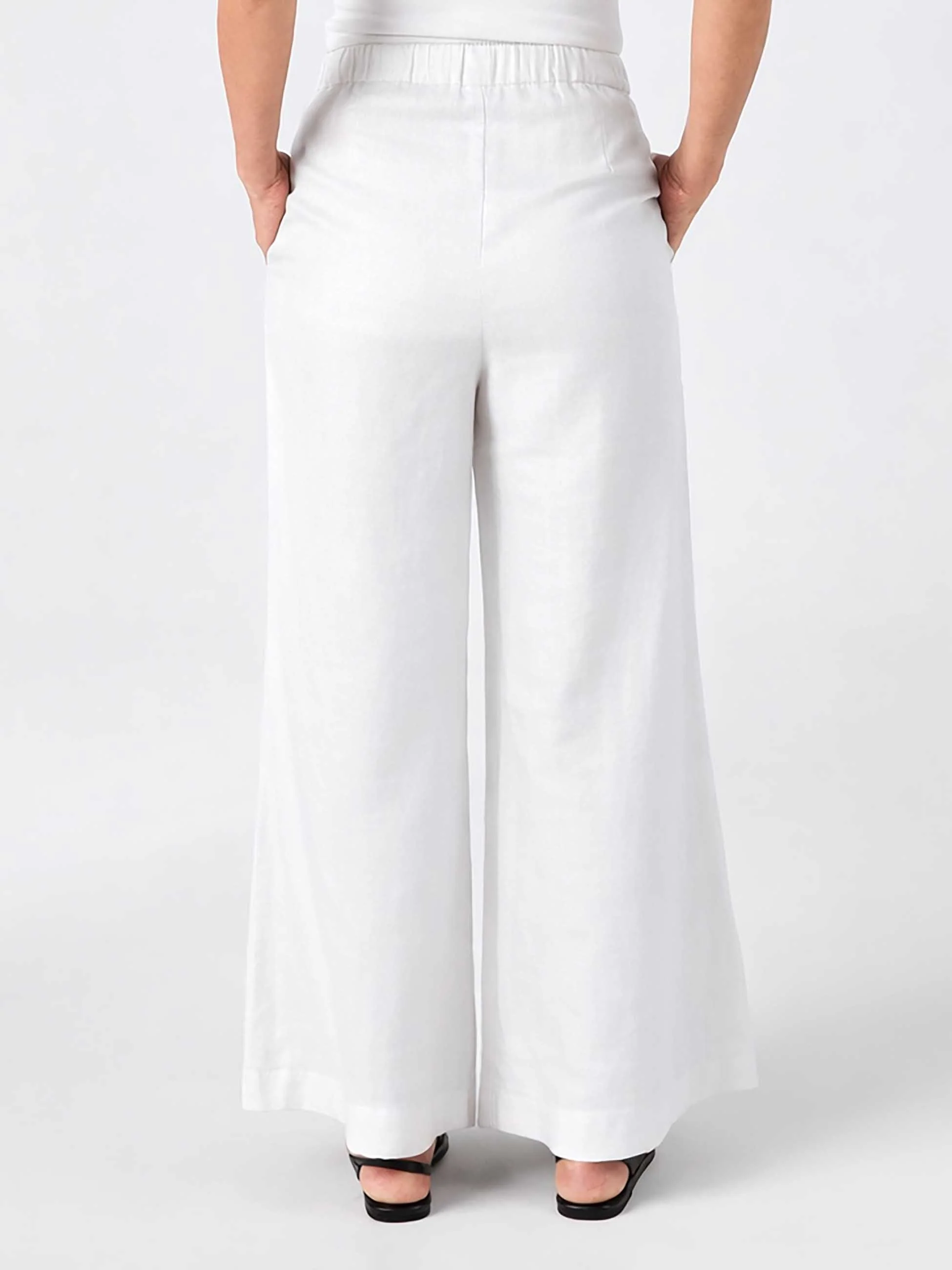 Laurel Linen Pant - White - Image 5