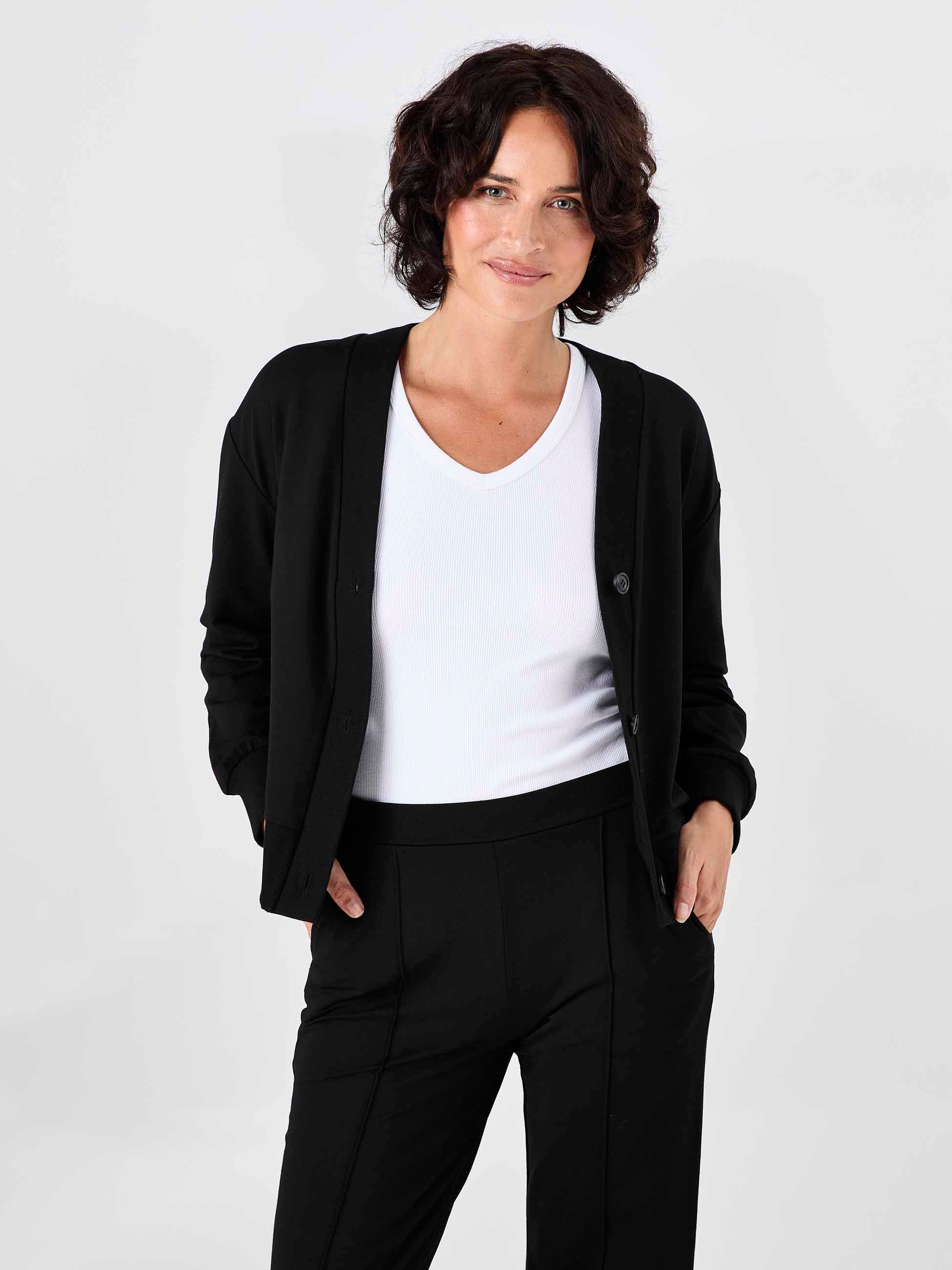 Leighton Sweat Top - Black - Image 2