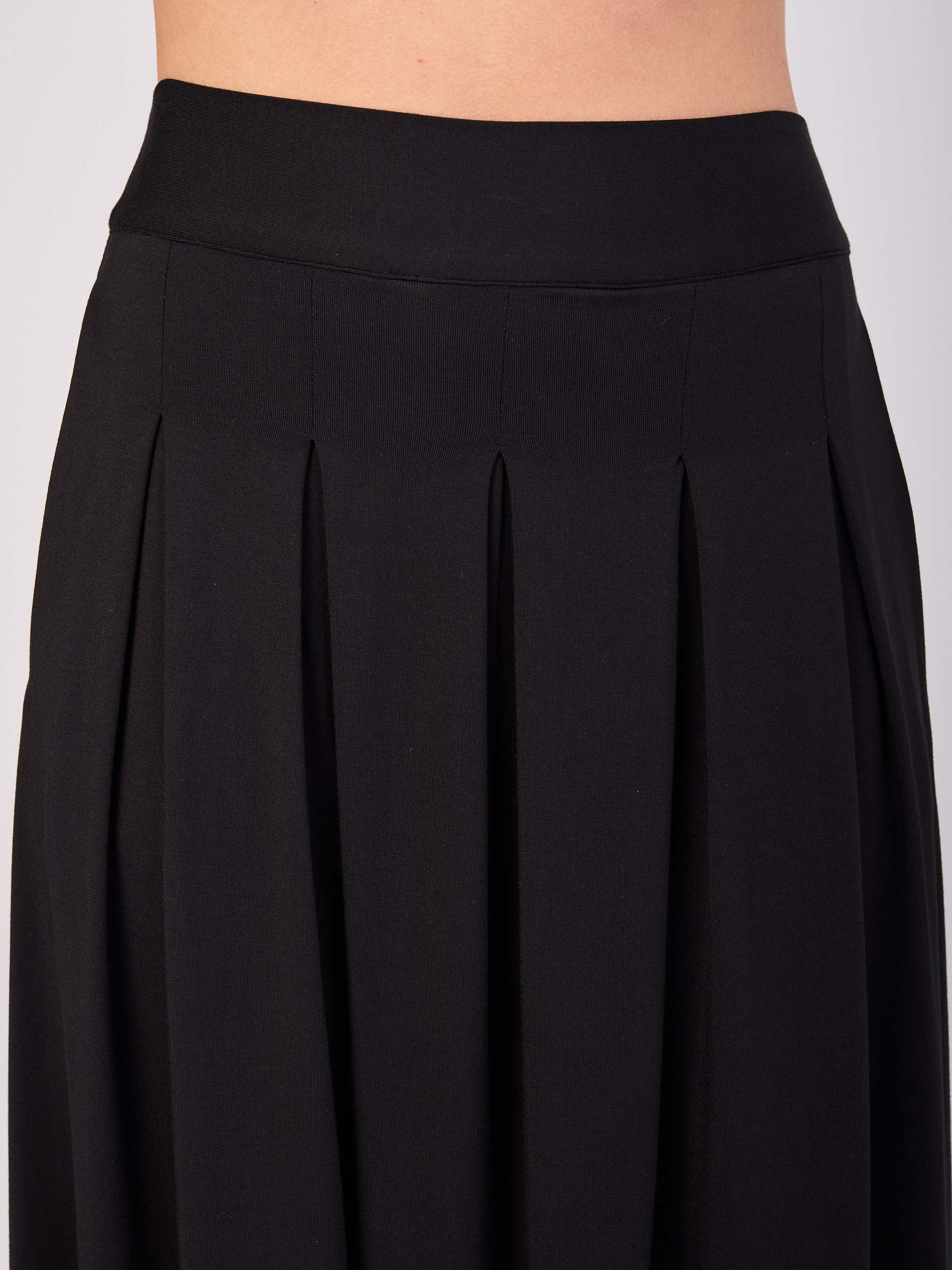 Pleat Skirt - Black - Image 7