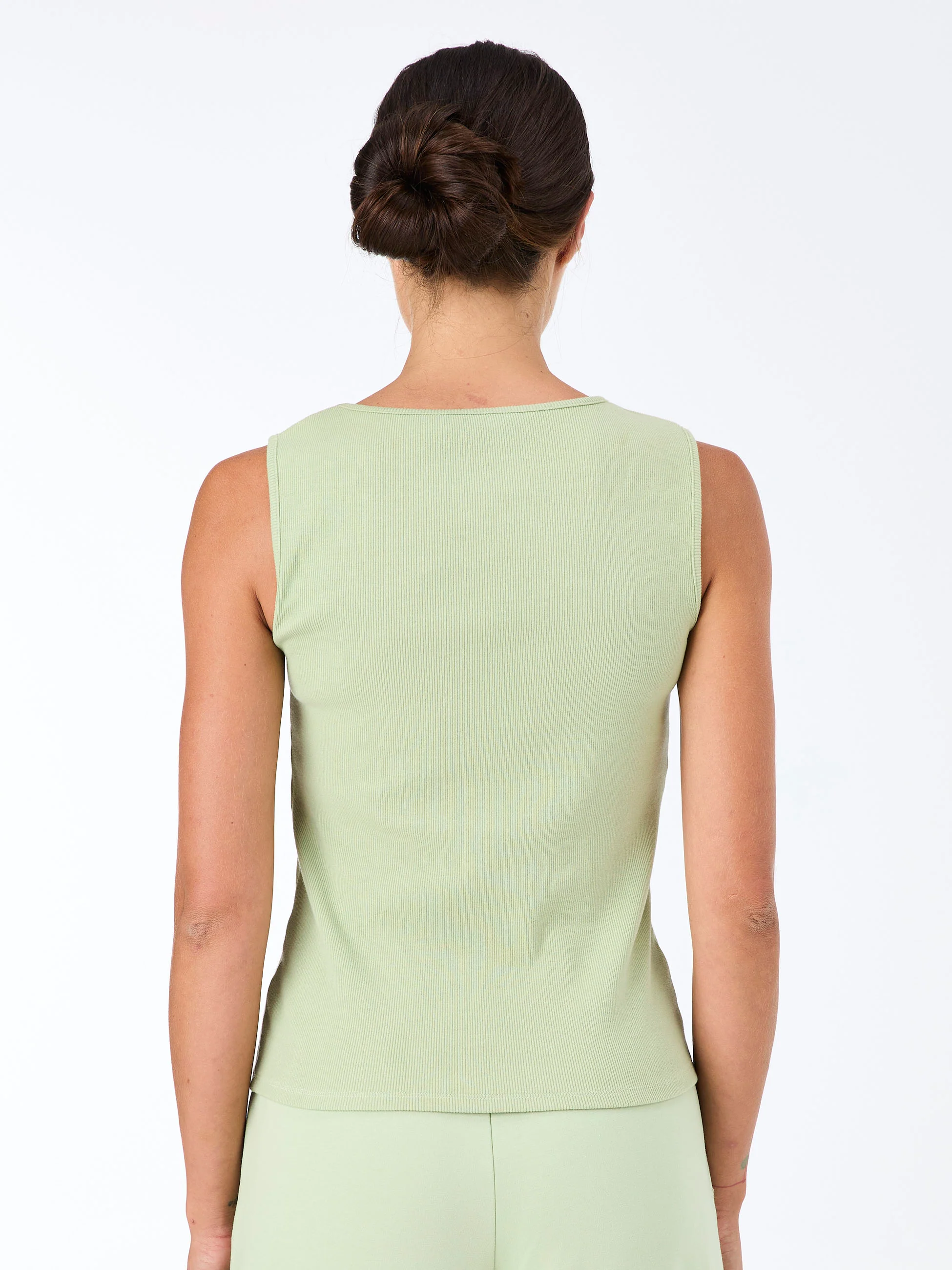 Riva Rib Tank - Matcha - Image 3