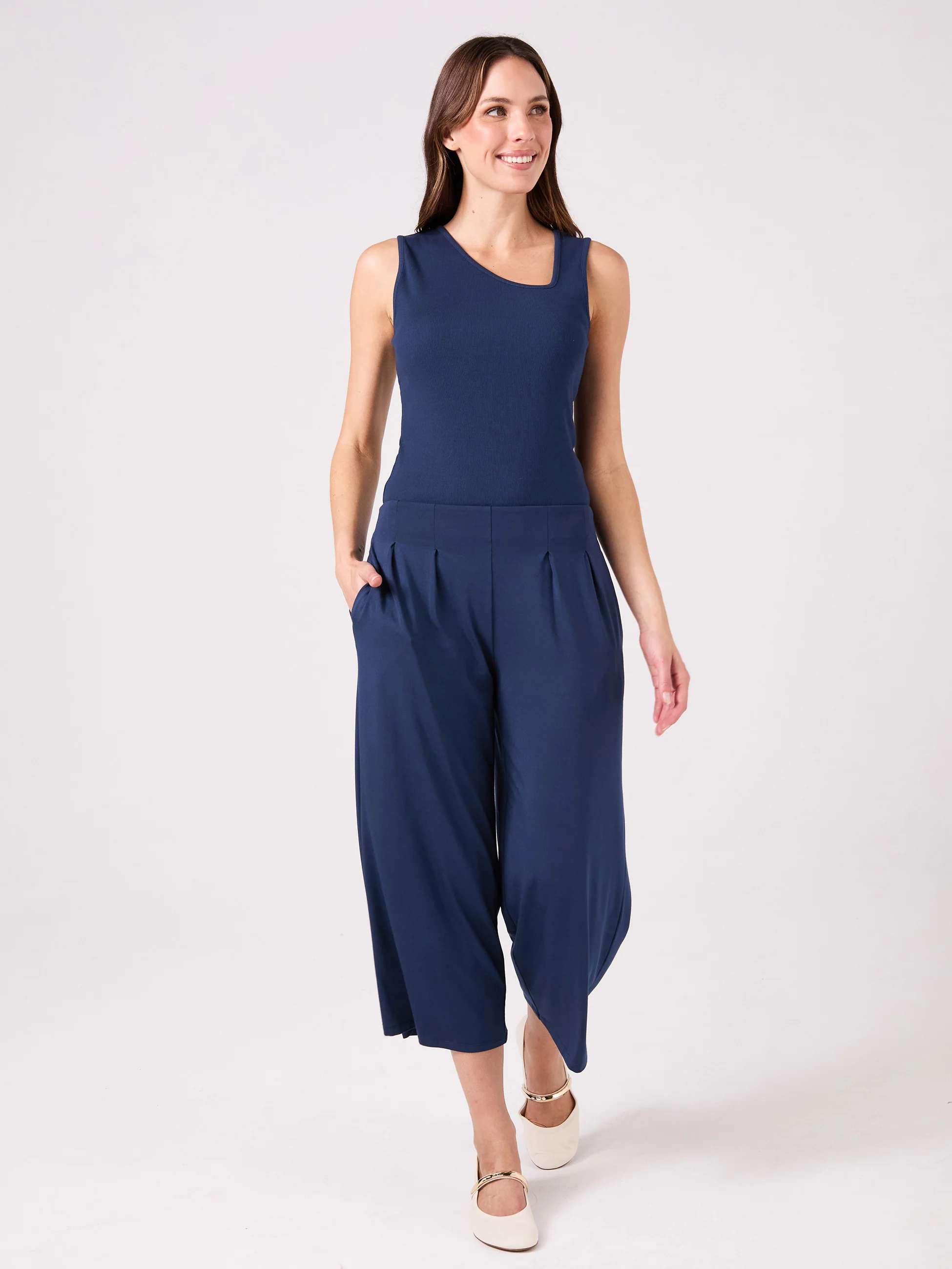 Riva Rib Tank - Navy - Image 4